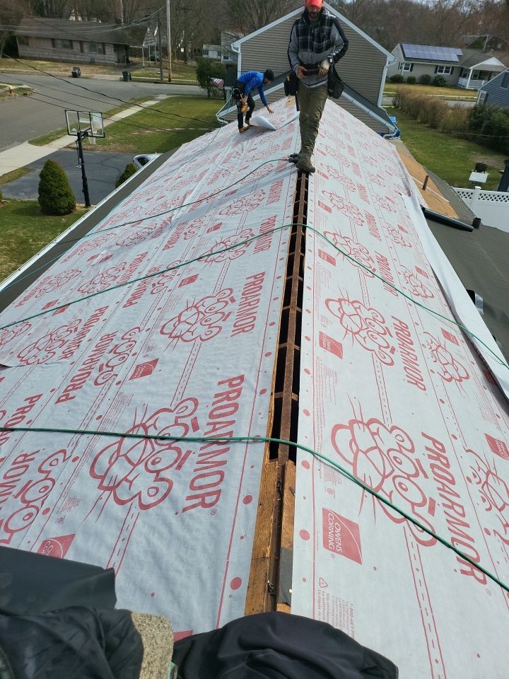 Residential Roofing Installation using Owens Corning TruDefinition - Williamsburg Gray by A Plus Exterior