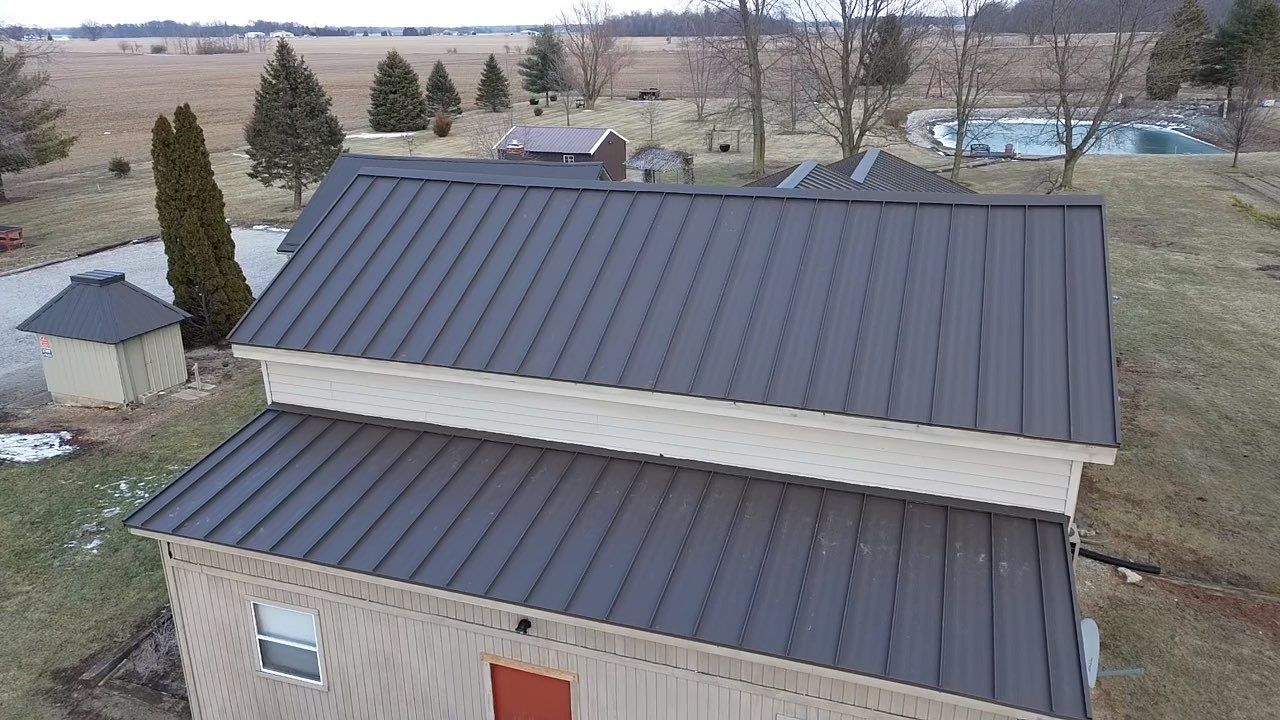 Standing Seam & Exposed Fastener Metal Roof Installation – Bluffton, IN by 4Ever Metal Roofing