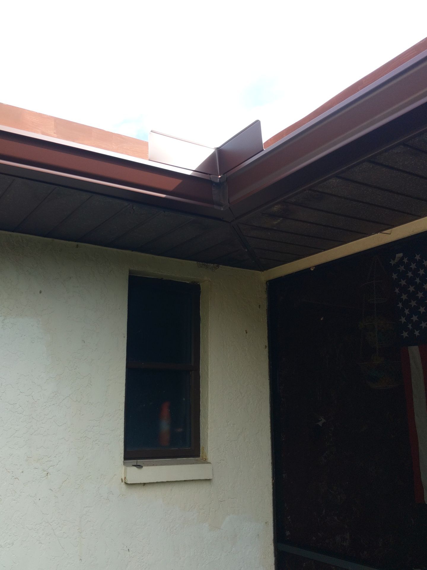 Brown Gutters in Cape Coral FL by Gutter Professors