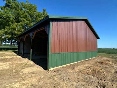 Multi-Bay Custom Pole Barn Construction in Arlington, Indiana