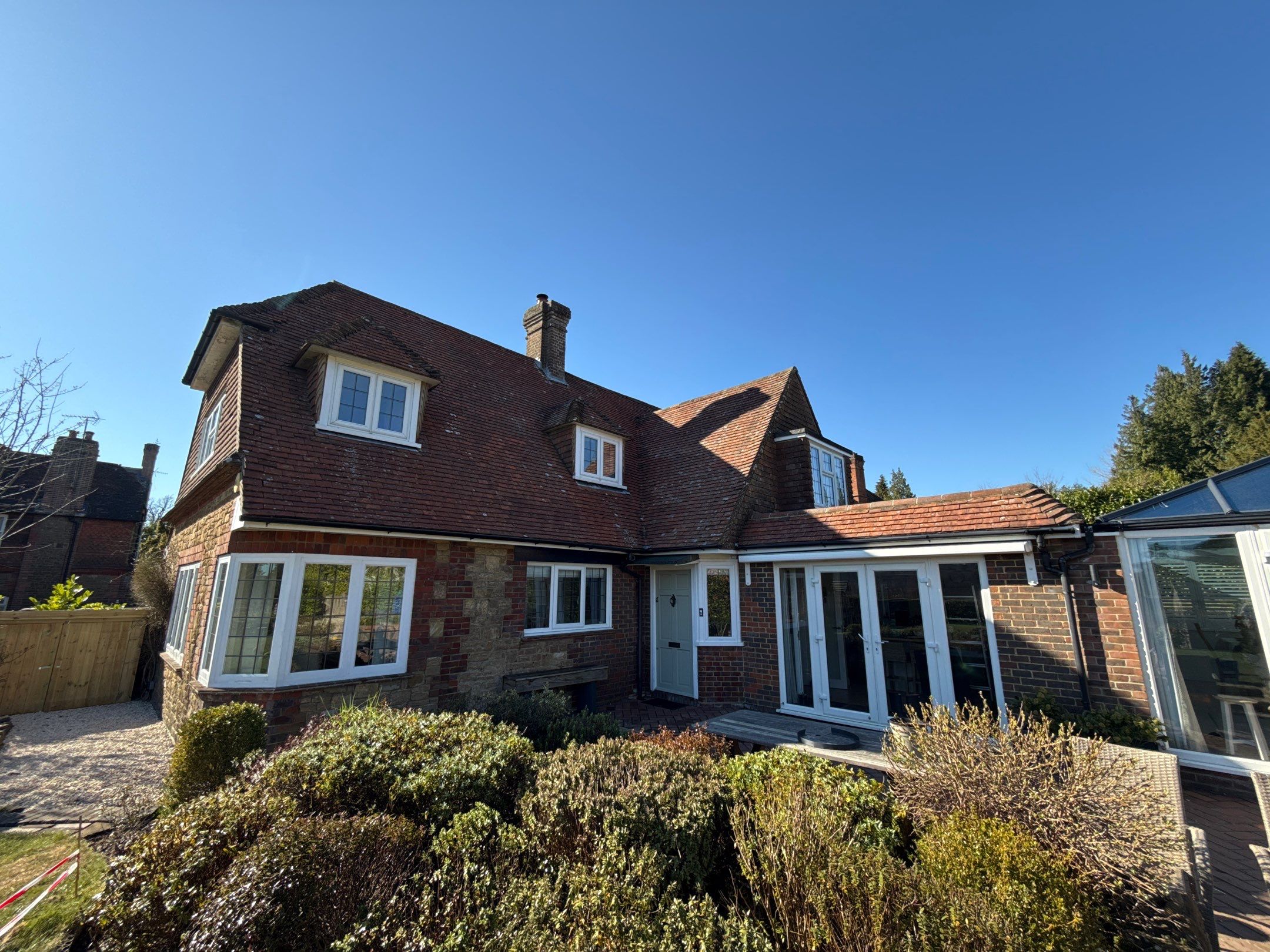 Roof Clean  - Moss Removal - Gutter Clean using Honda 15lpm Low Pressure Washing Machine by Ges Exterior Cleaning ltd