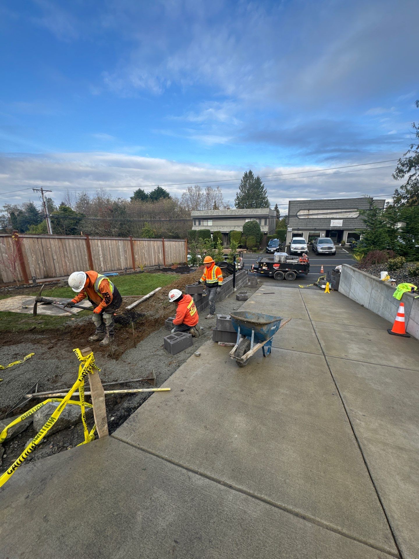 Retaining Wall & Concrete Patch Repair | Everett  by Jireh Asphalt & Concrete Inc 
