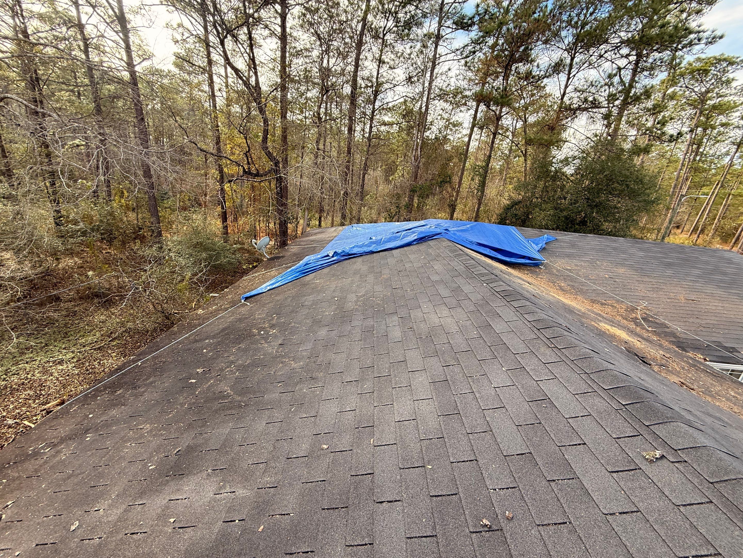 Full Architectural Shingle Roof Replacement Following Storm Damage in Wiggins by Frontline Roofing