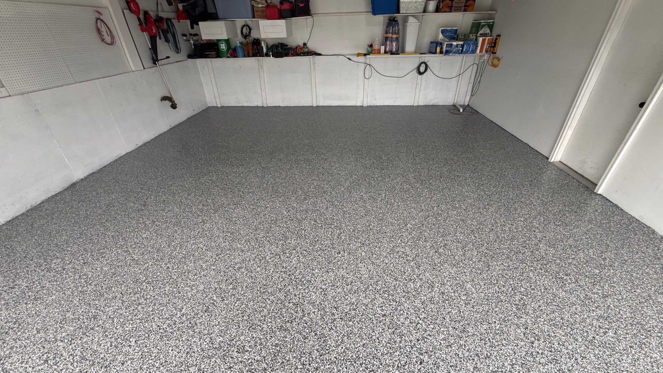 Epoxy Floor Coating for Edgerton Garage and Utility Room by Banner Garage