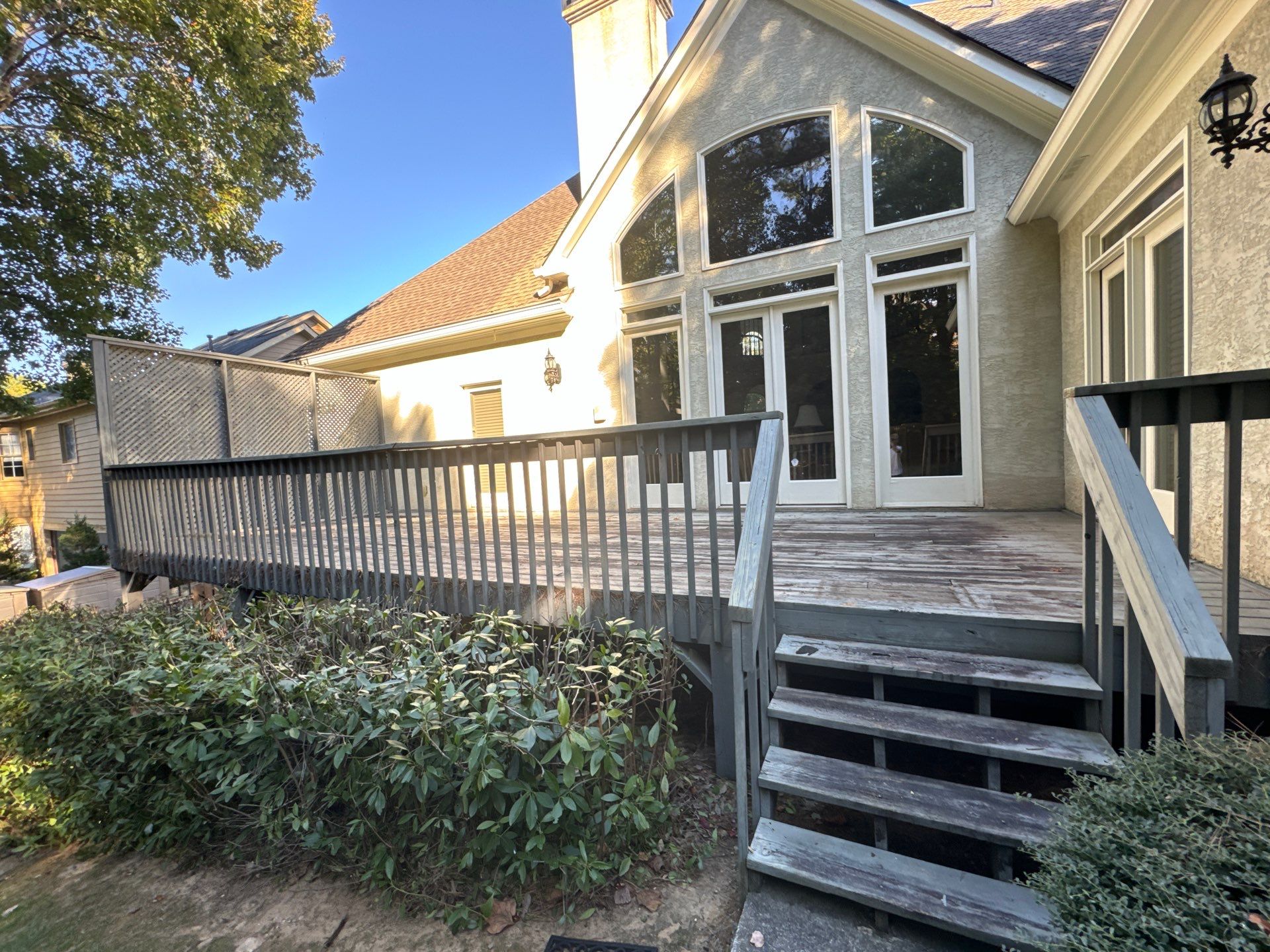 Composite Deck Renovation and Privacy Screen Installation in Marietta by Swift Home Renovations