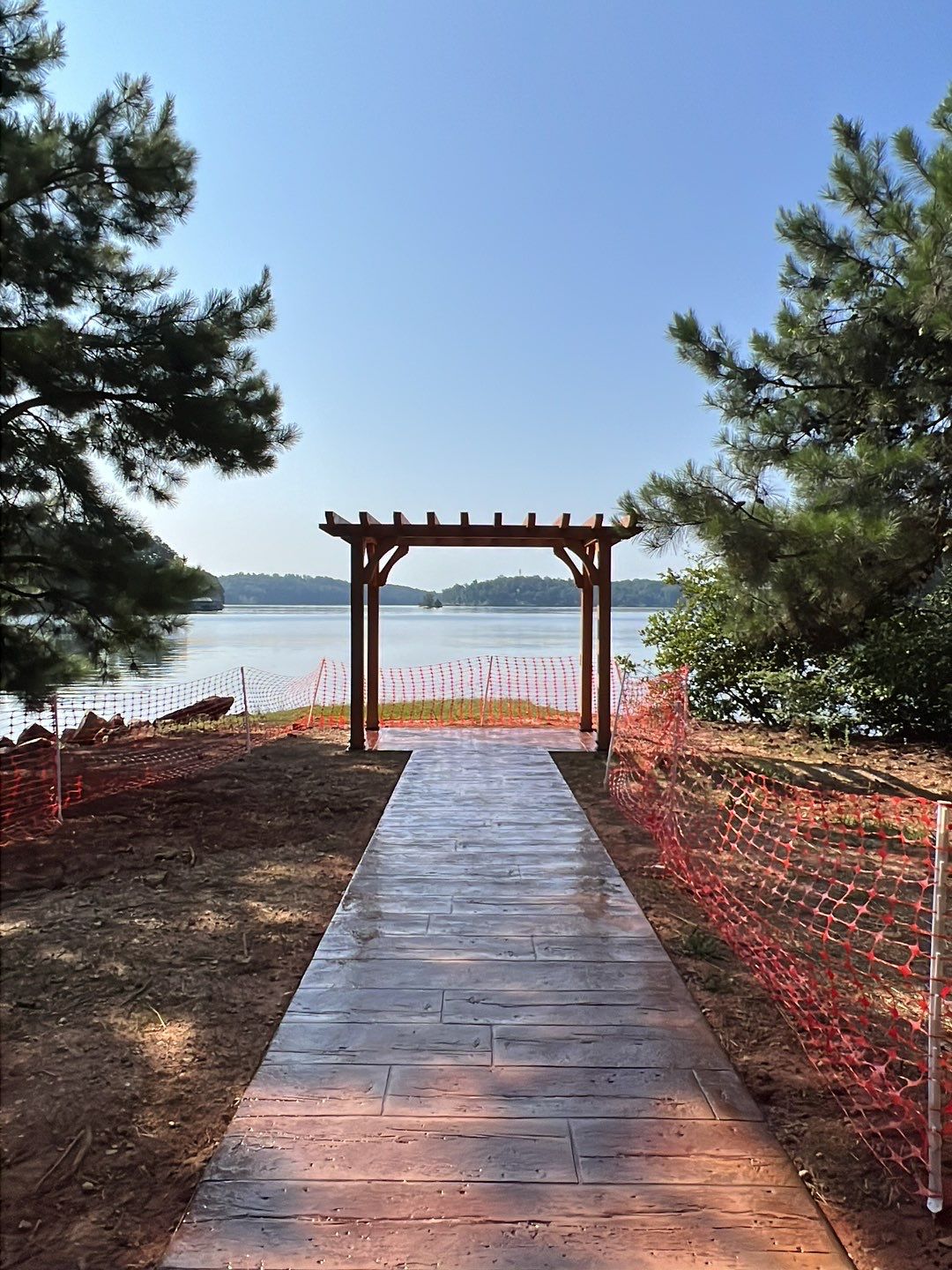 Stamped Concrete Pavilion Slab by Xtreme Concrete Services
