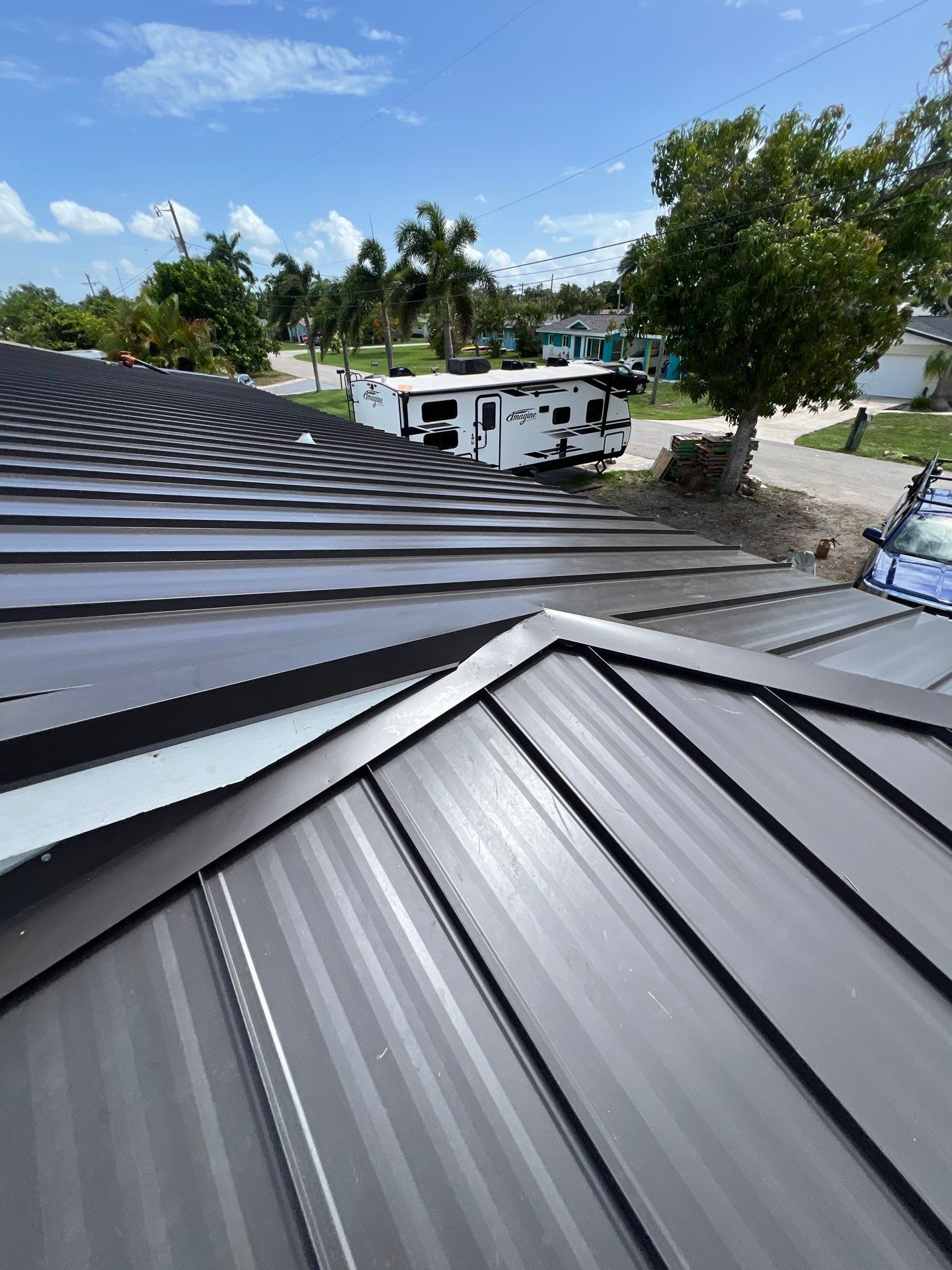 New Standing Seam Metal Roof Installation in North Fort Myers by cordova home services