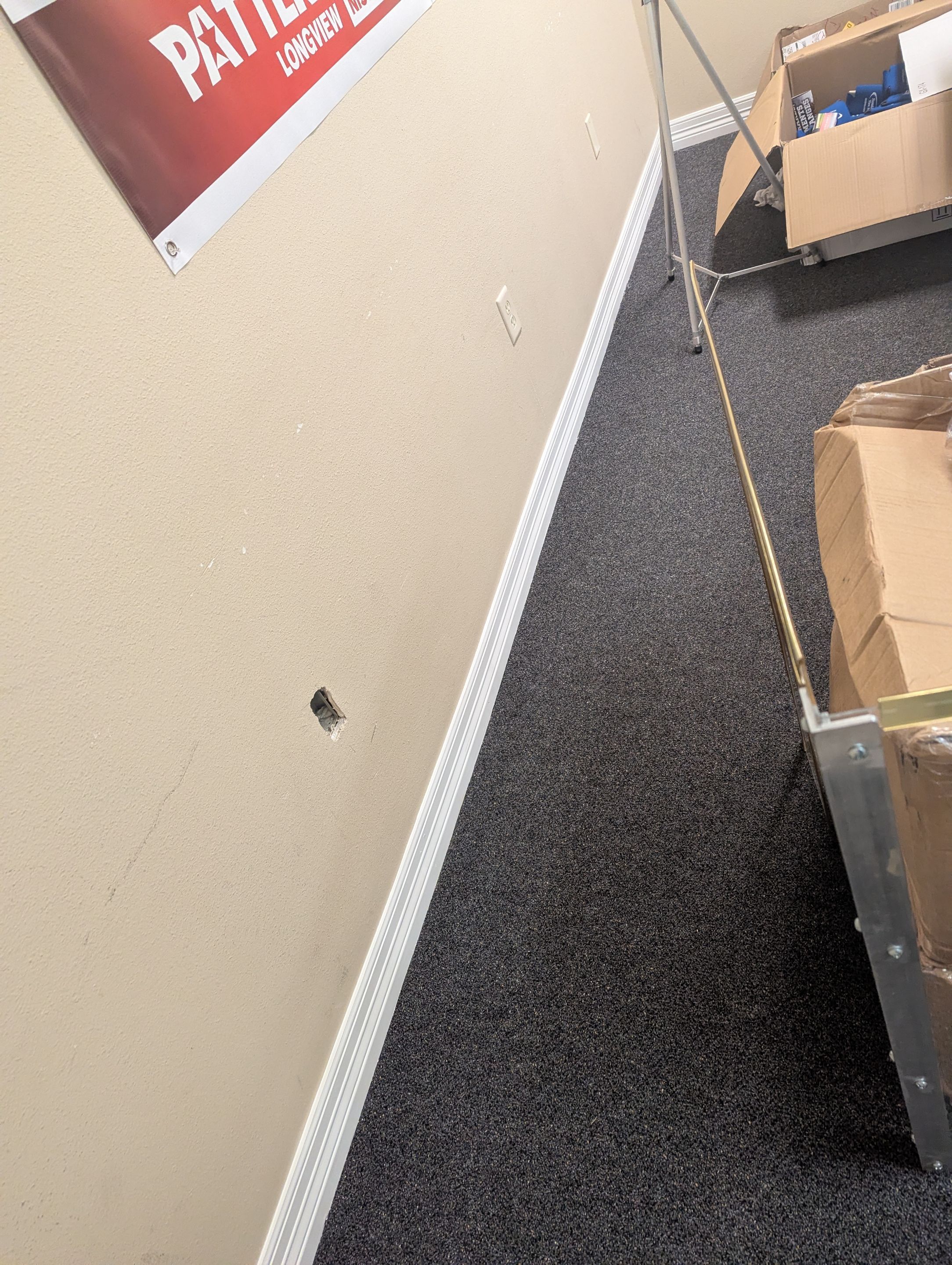 Commercial Interior Painting at KYKX 105.7 in Longview, TX by Quality Coats Painting