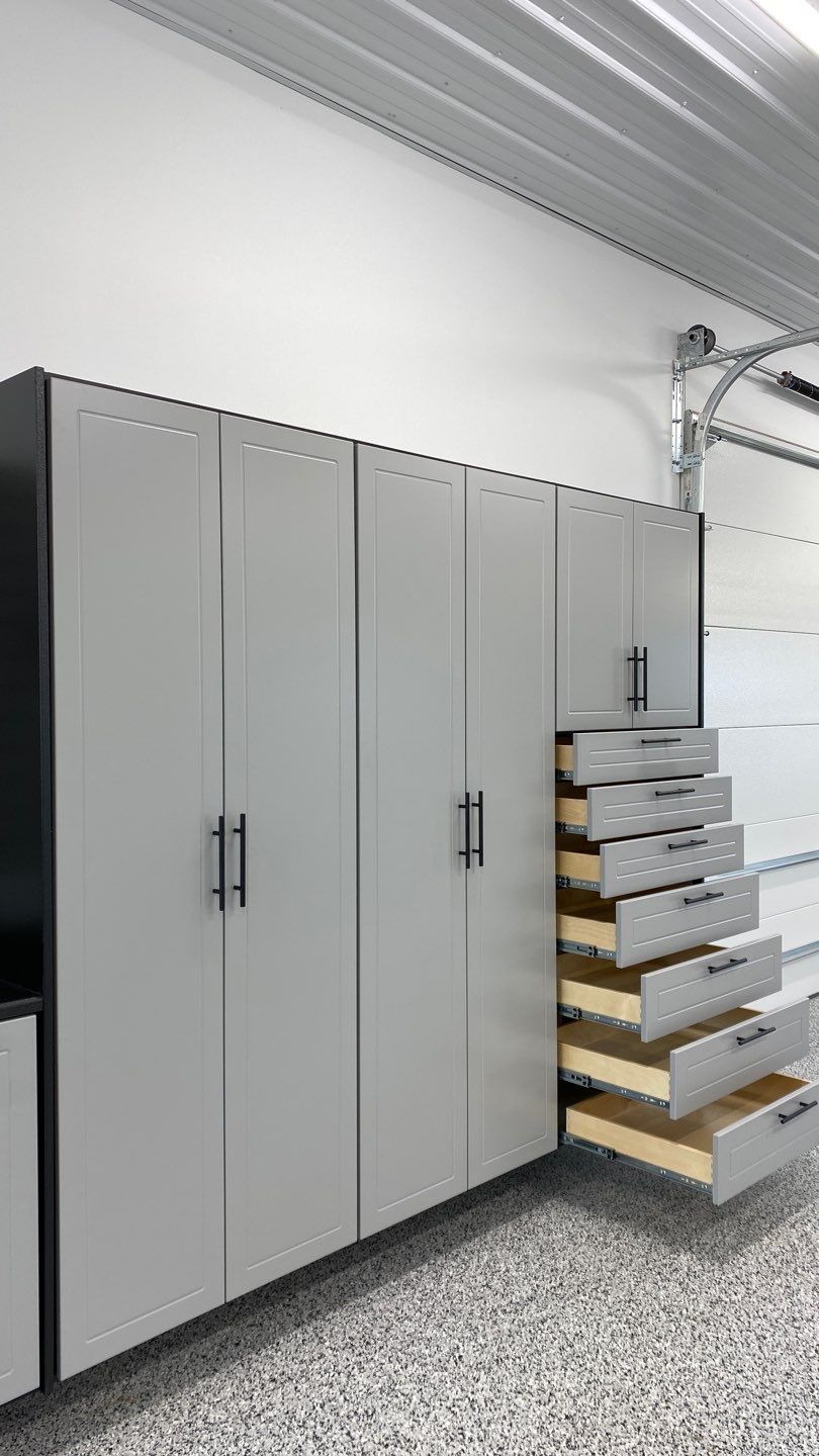 Pat F. gets a beautiful remodeled garage! by Banner Garage