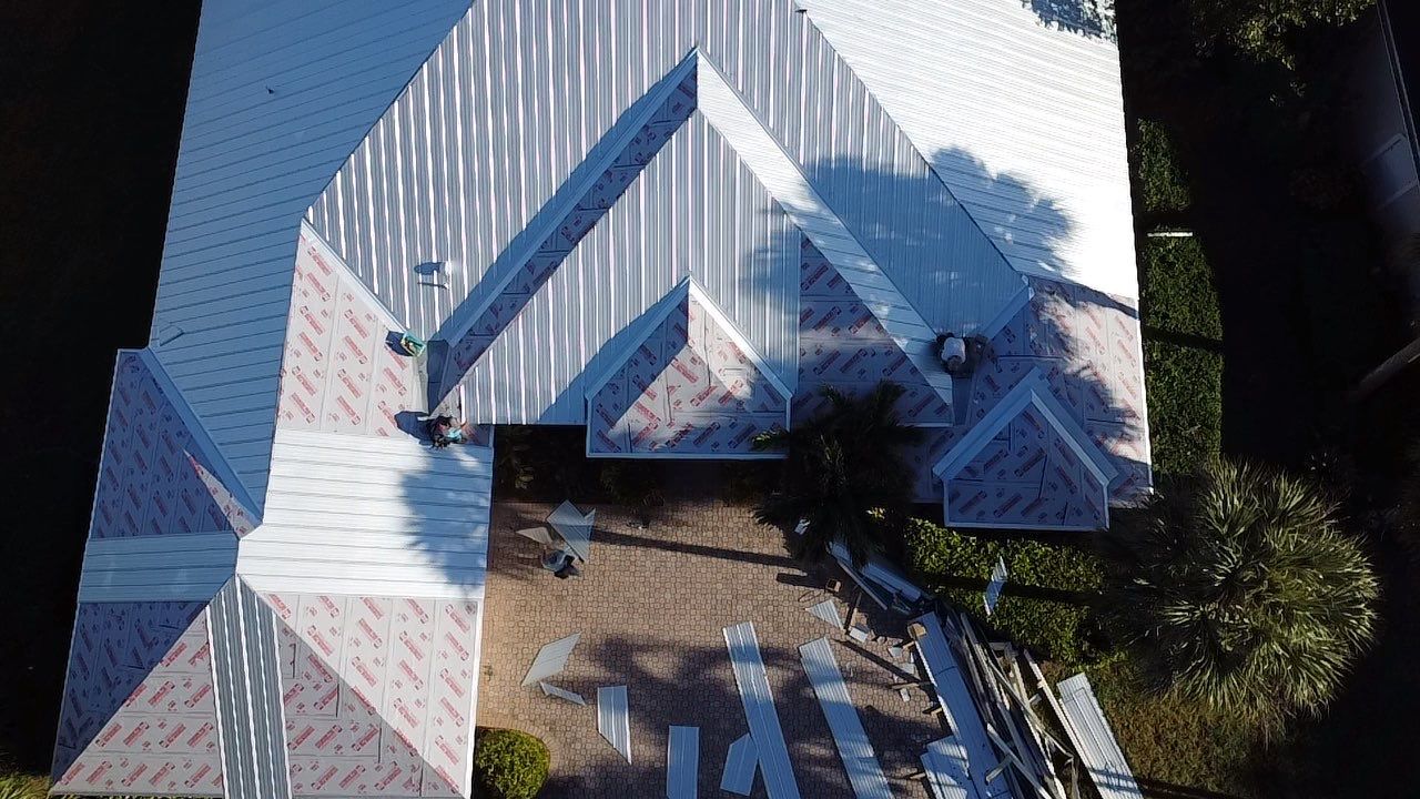 5-V Crimp Metal Roof Replacement by Sailfish Roofing