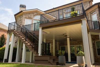 Lawrenceville, GA Deckorators Deck Resurface, Under-Deck, and Trex Deck Lighting Installation