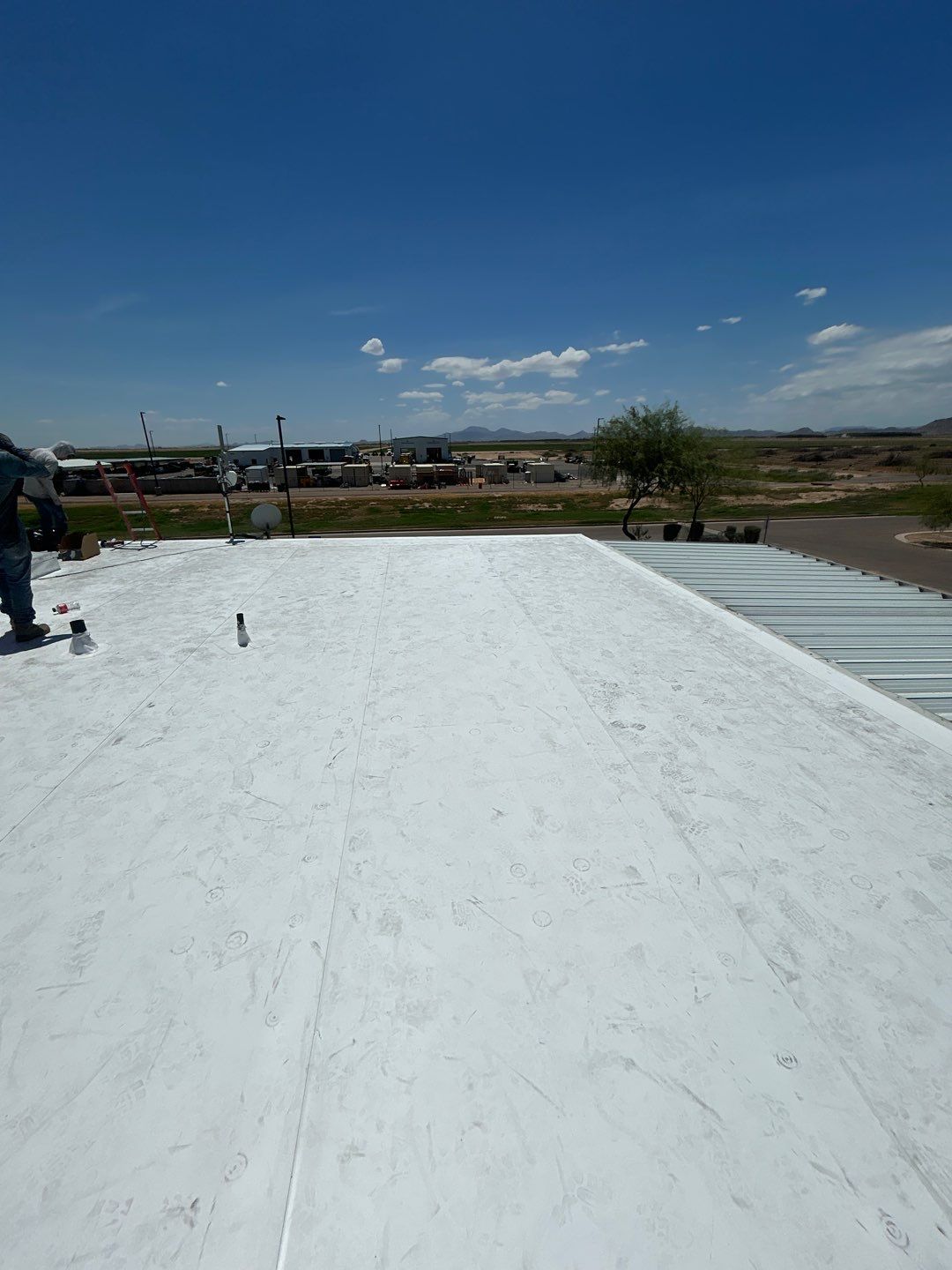 TPO Commercial Roof by Saint Roofing