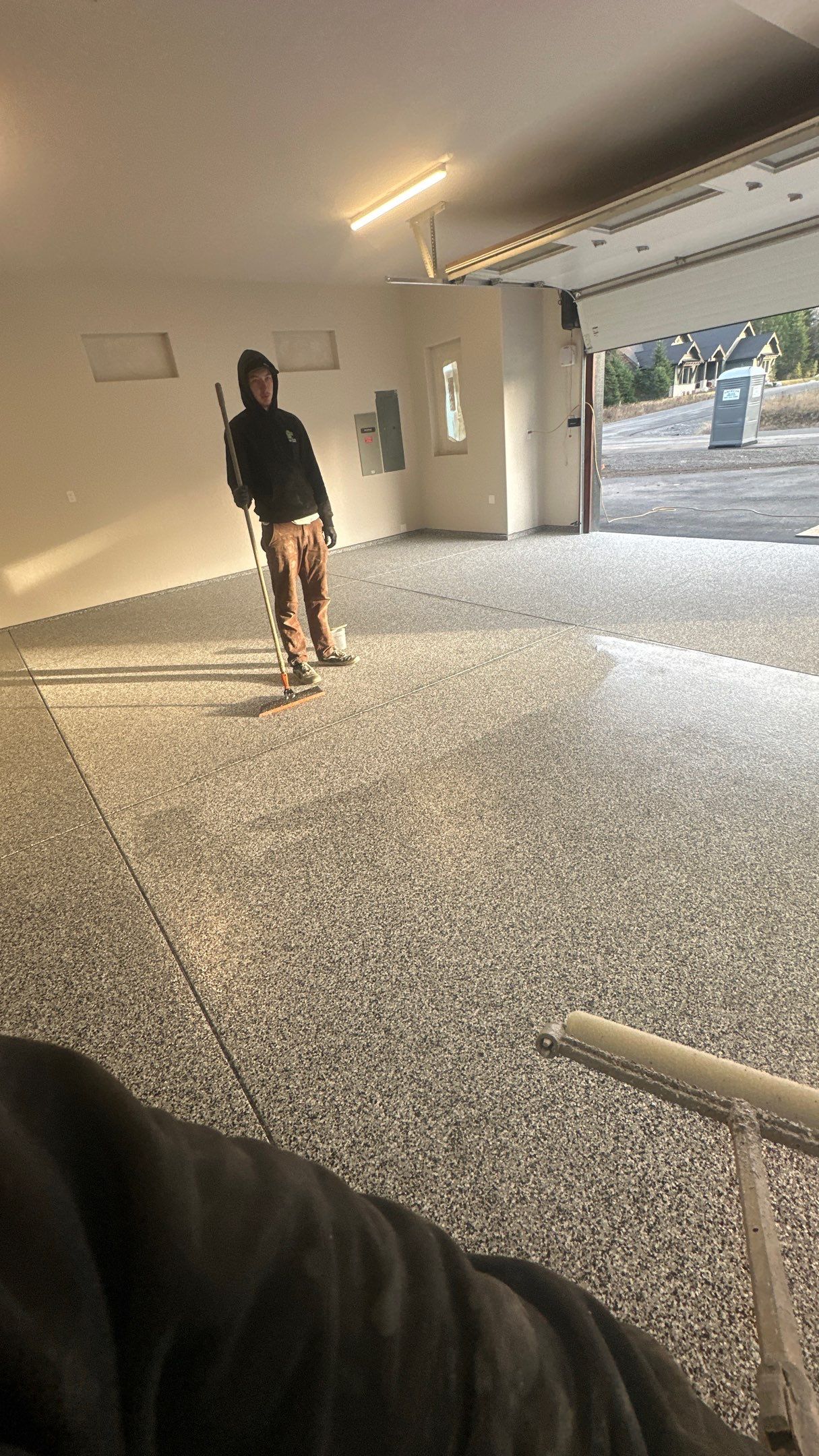 Garage Transformation using Domino by Croc Coatings, LLC