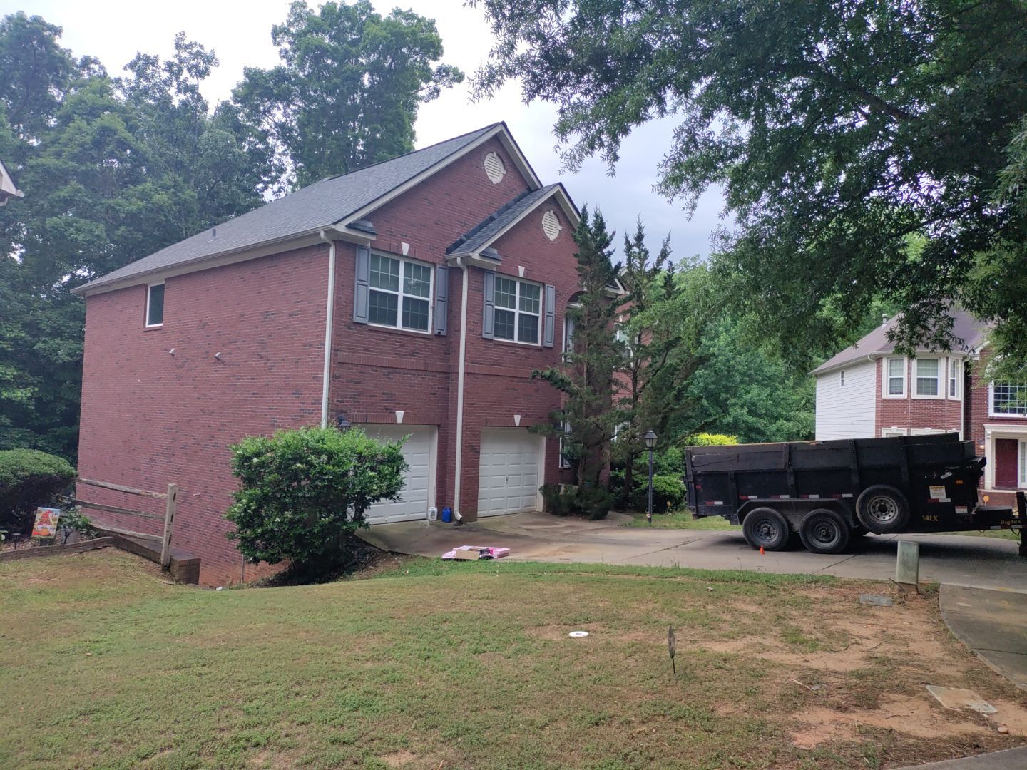 Residential Roof Replacement using Owens Corning Estate Gray by Inspector Roofing and Restoration