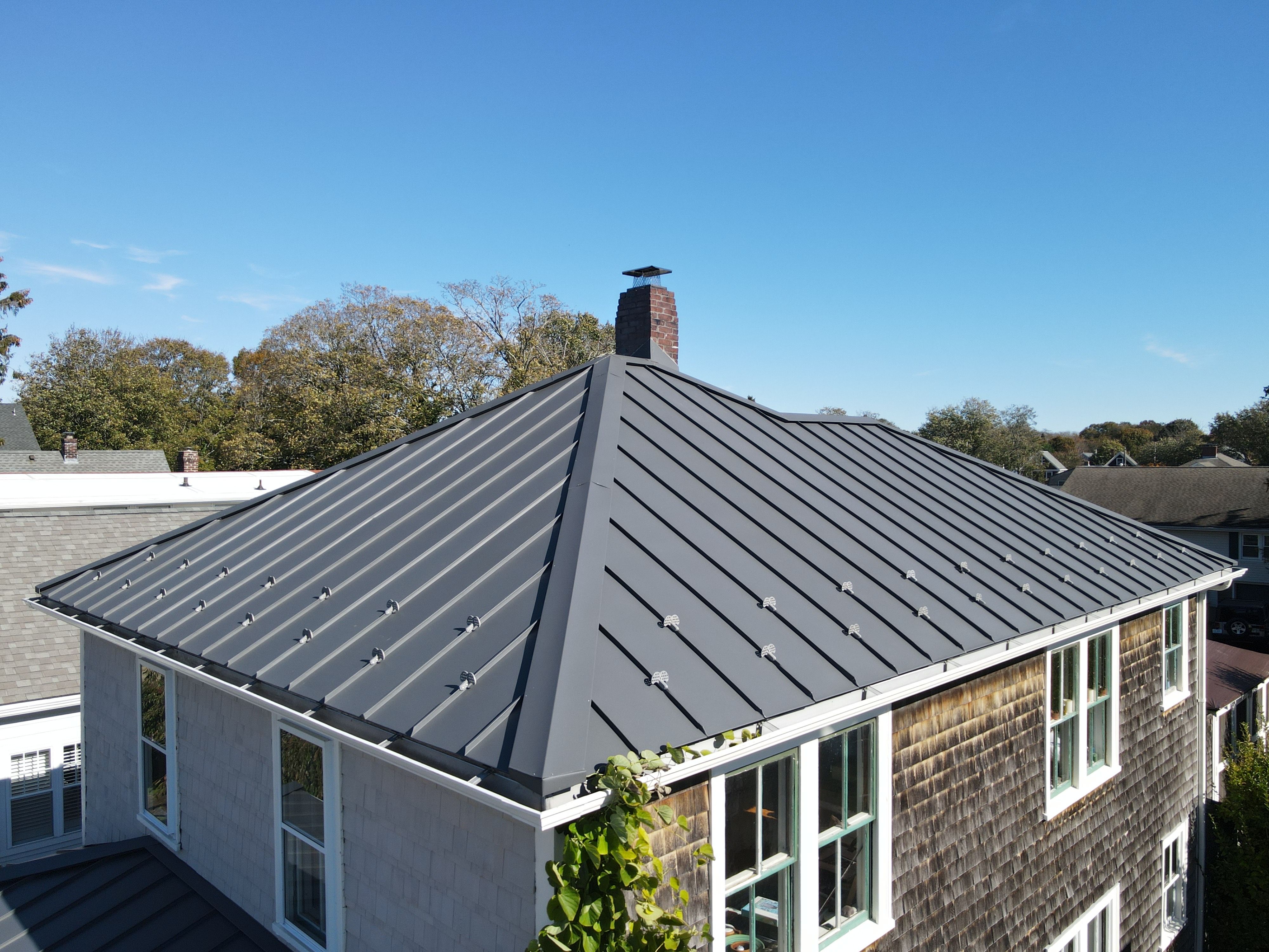 Newport Residence - Standing Seam Metal by Rinaldi Brothers