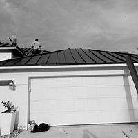 24ga 1.5" Snap-Lock Matte Black   by Total Roofing System The Metal Roof Experts