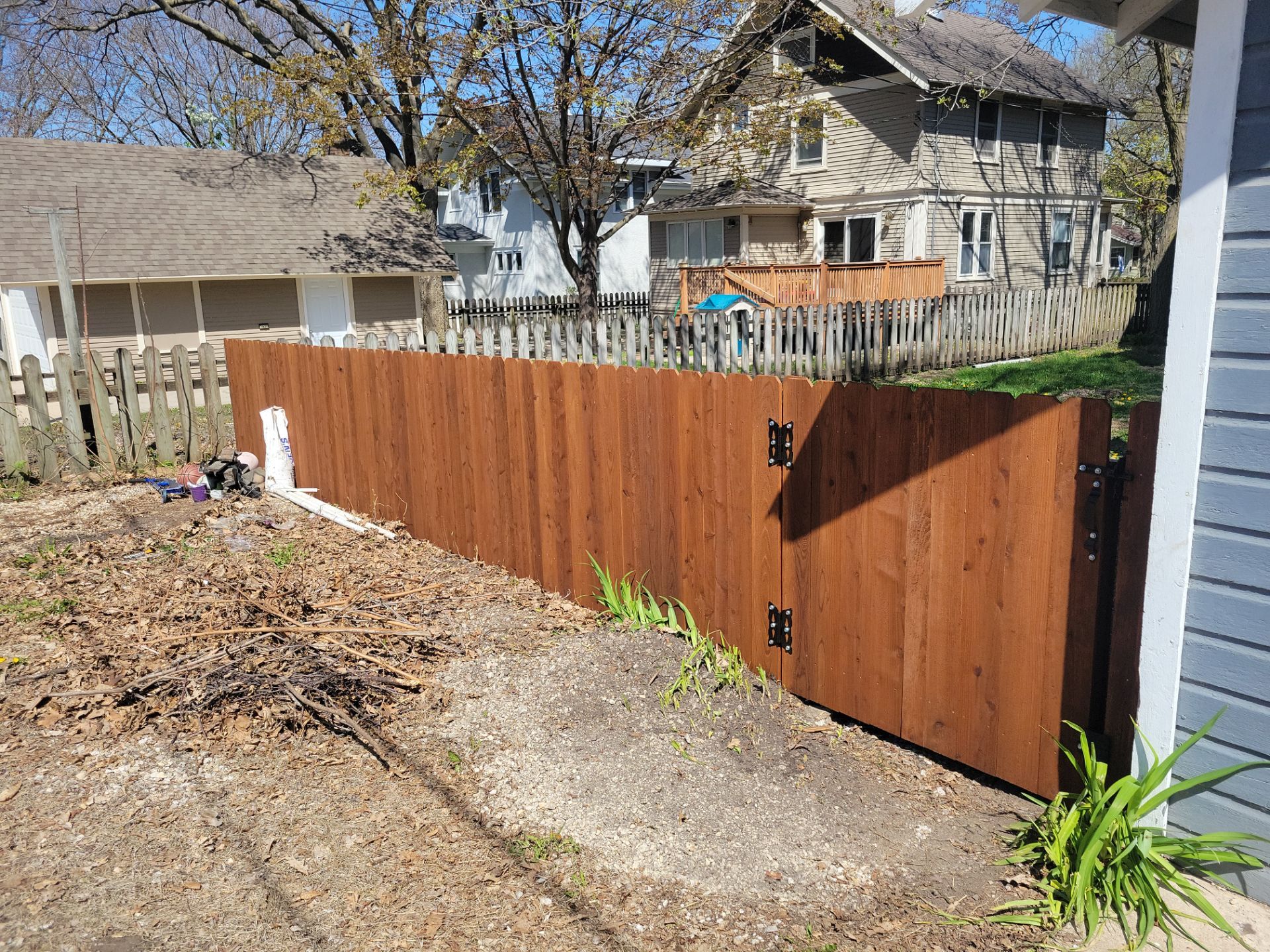 Project in Charles City by Perfect Picket Fence and Stain