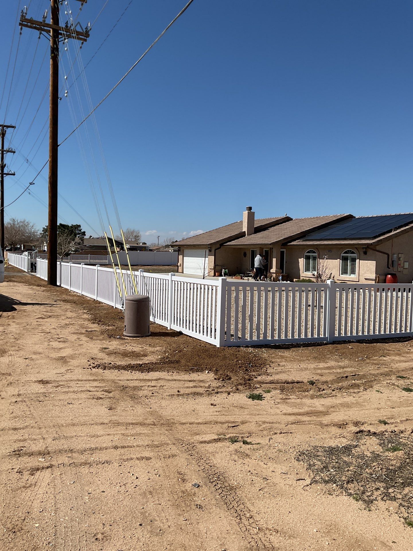 Box picket and privacy vinyl  by Fence Guys Inc. 
