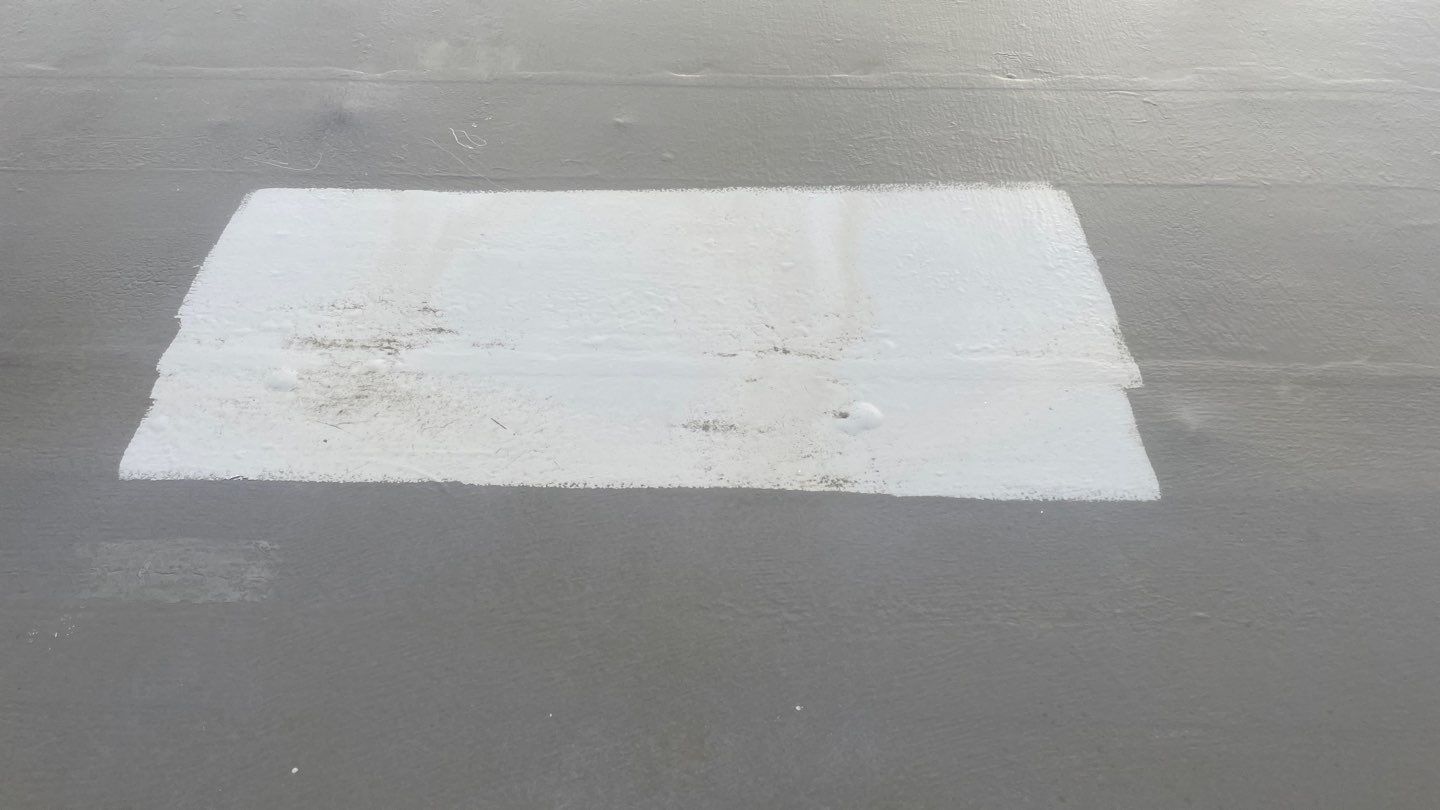 EPDM (rubber) Roof Cleaning using Honda 15lpm Low Pressure Washing Machine by Ges Exterior Cleaning ltd
