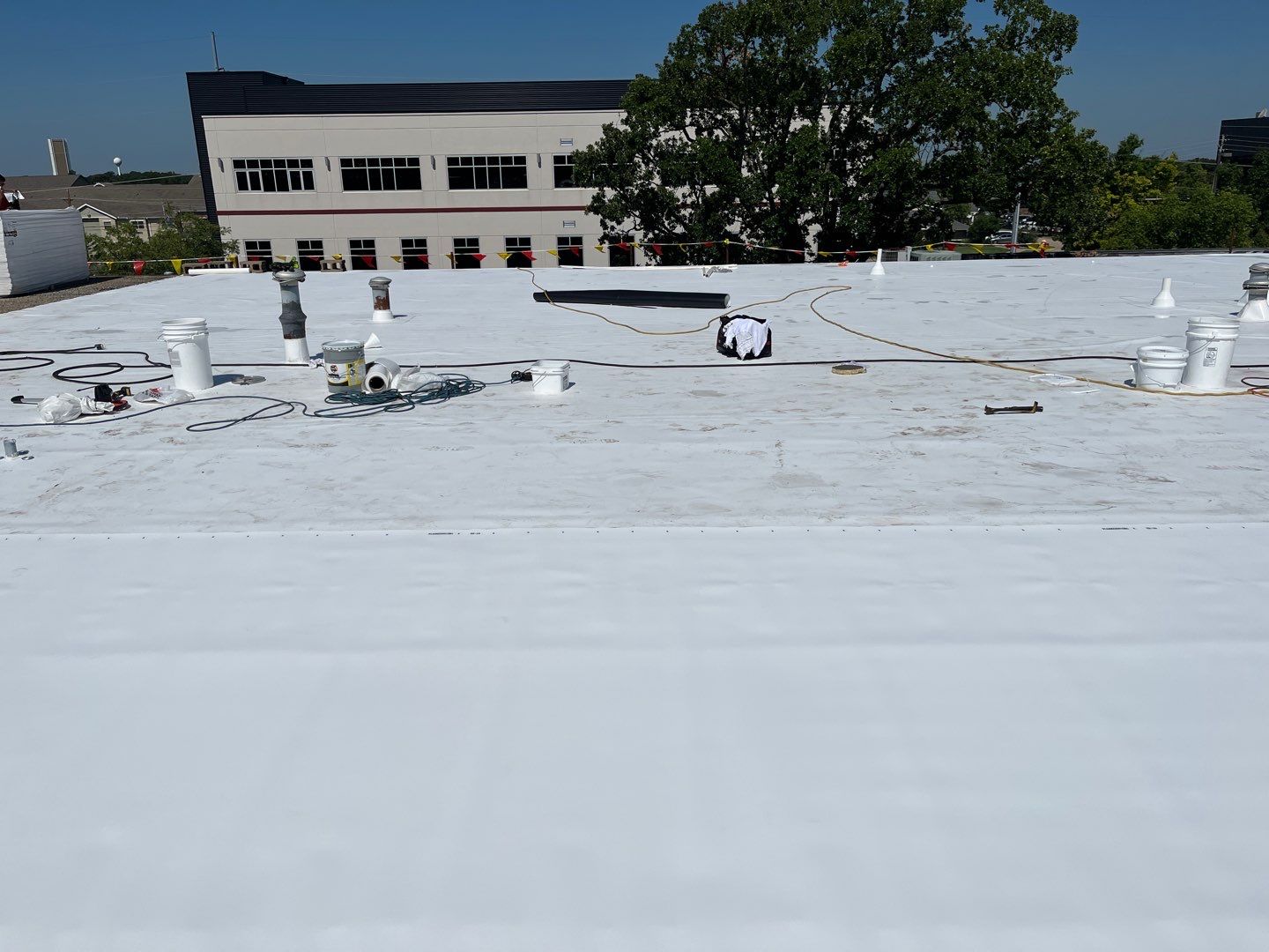 TPO Project in Tulsa by Decor Roofing & Restoration