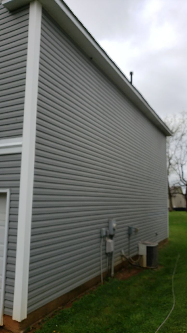 House Wash using cleaner by Power Wash Masters LLC