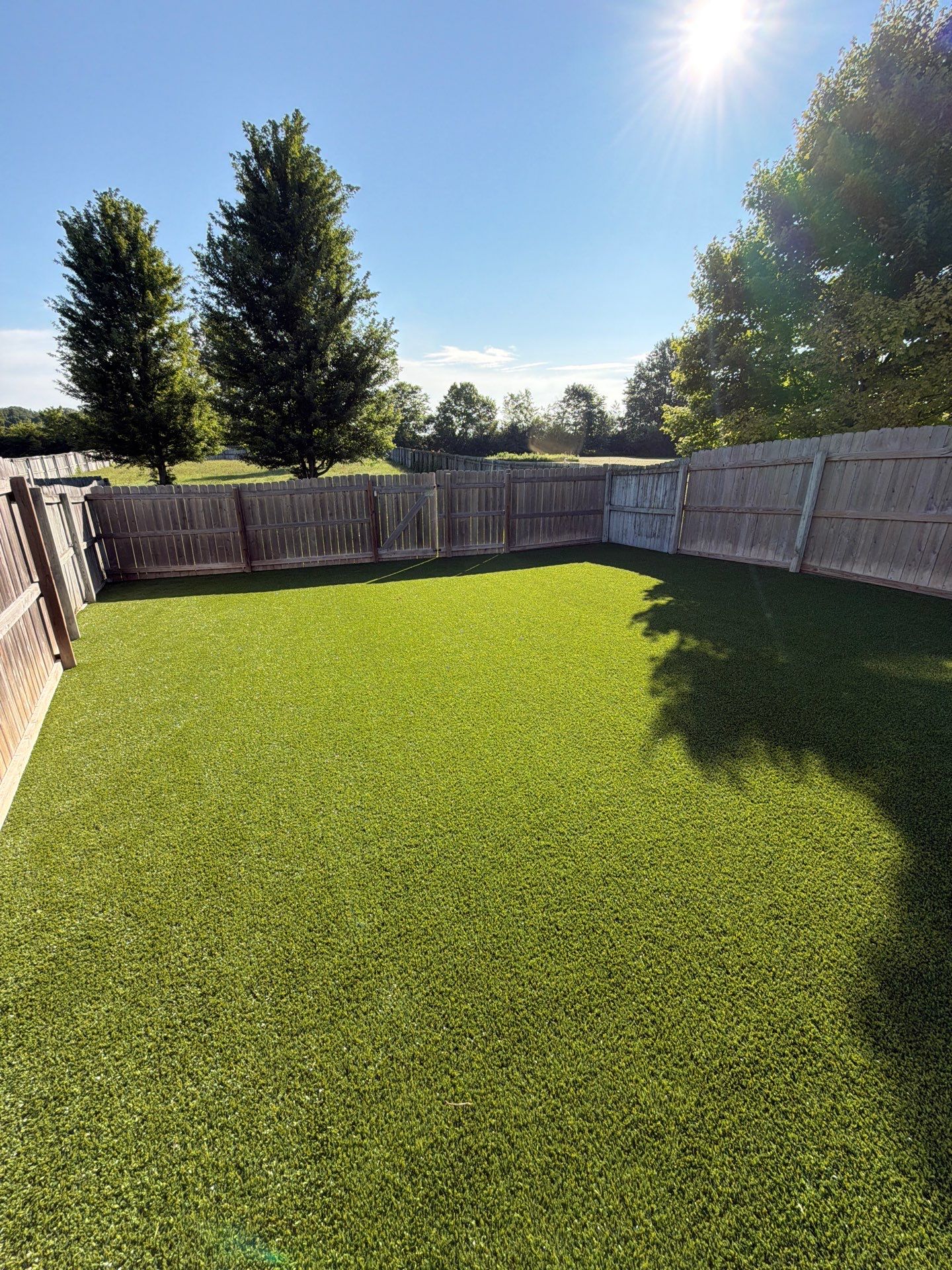 Synthetic Turf Pet Lawn Installation in Hilliard by Southwest Greens Midwest