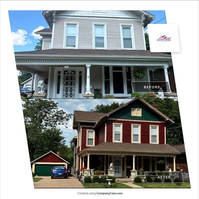 Historic Home Exterior Repair and Painting