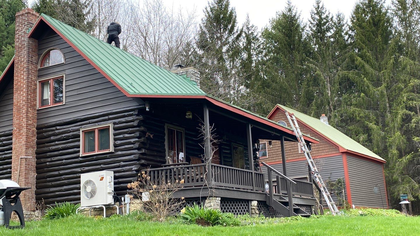 Residential Roofing Installation using Standing Seam  by Goldspire