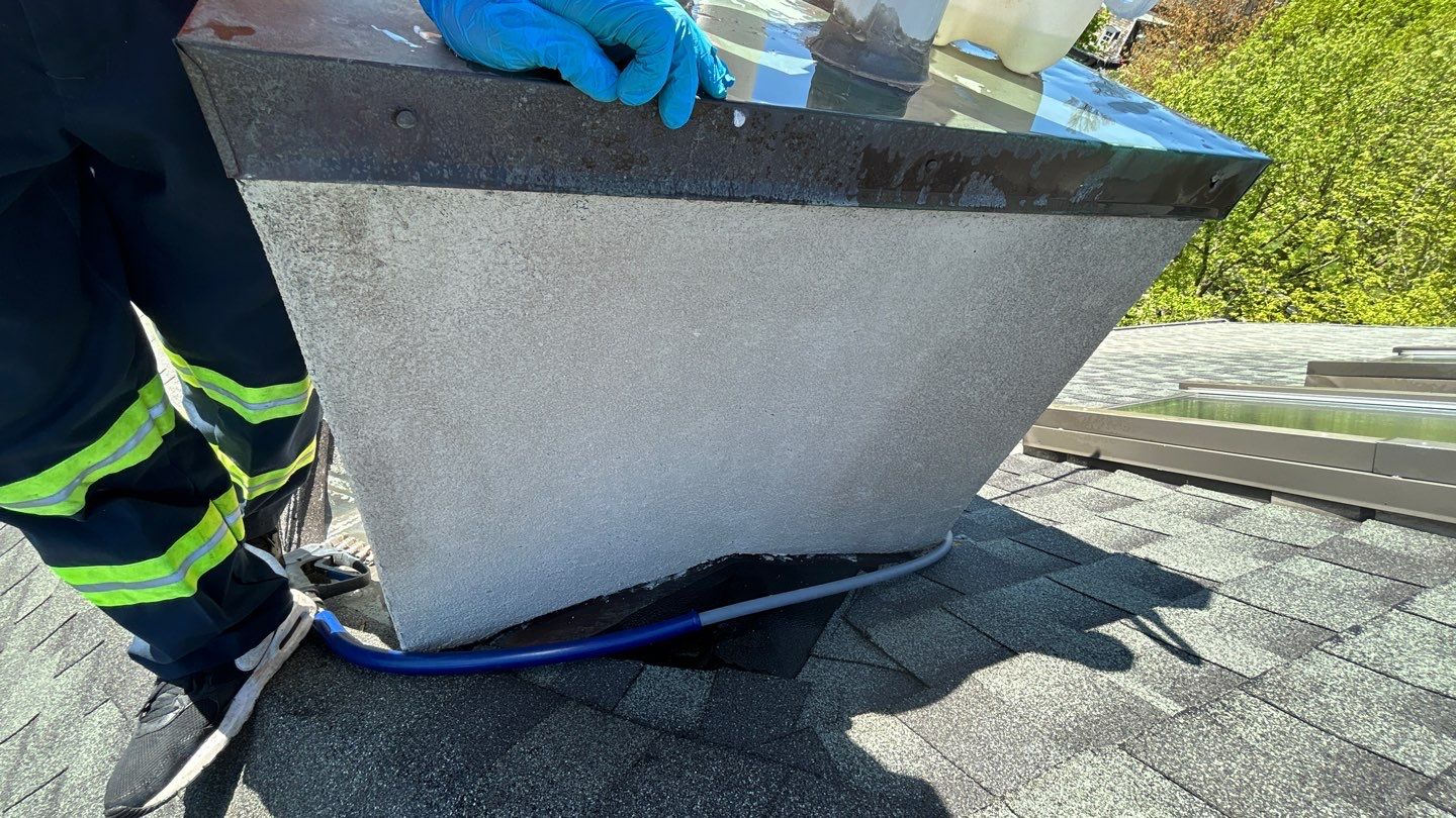 dryvit / eifs cleaning, and copper stain removal by Northern Power Washing LLC.