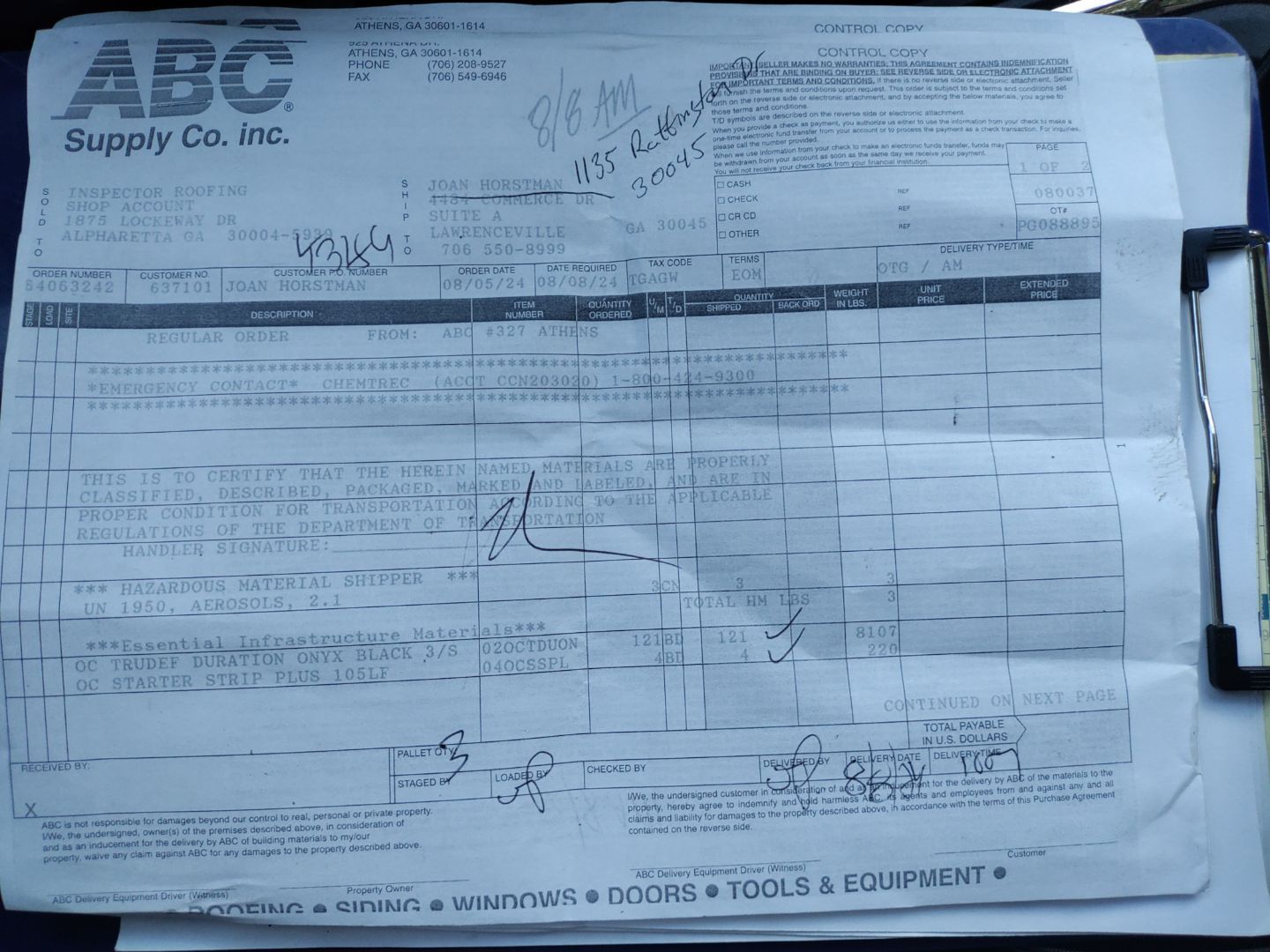 Residential Roof Replacement using Owens Corning Onyx Black by Inspector Roofing and Restoration