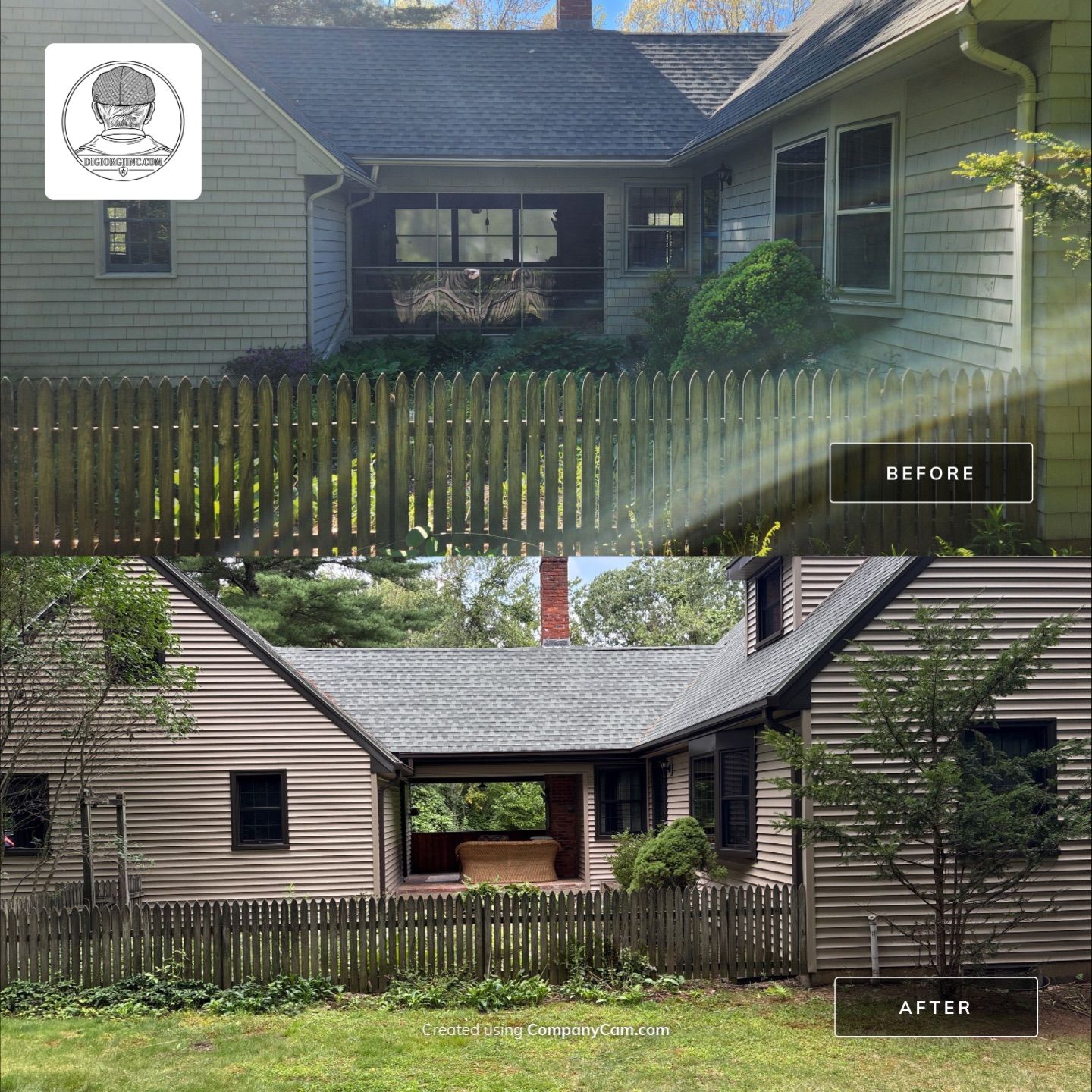 Siding Renewal With Cert. Monogram D/4 x 16'8'' Clapboard, Natural Clay by DiGiorgi Roofing and Siding Inc