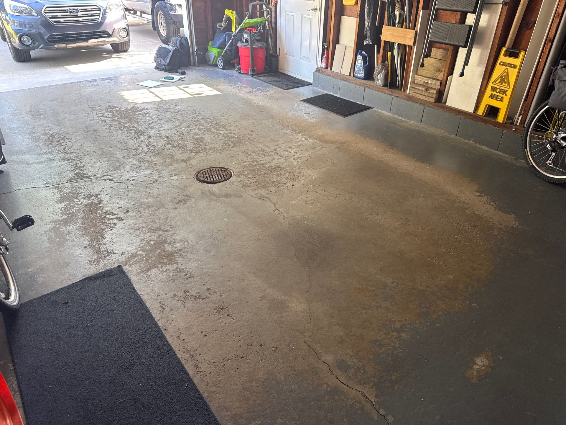 Basalt Epoxy Flake Floor Coating for Muskegon Residential Garage by Gordon Painting