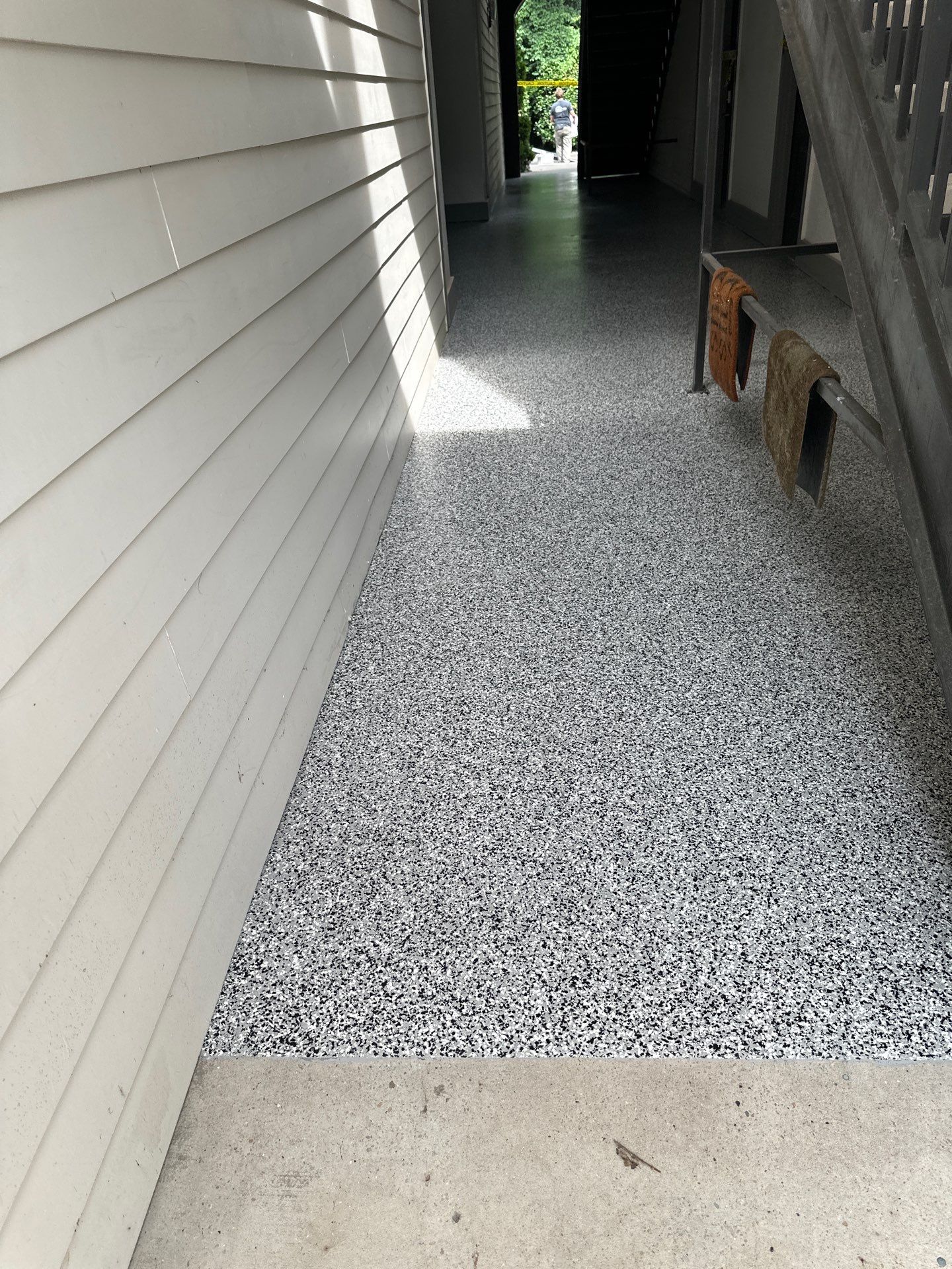 Commercial Floor Coating using Silverton by My Garage Floor Guys