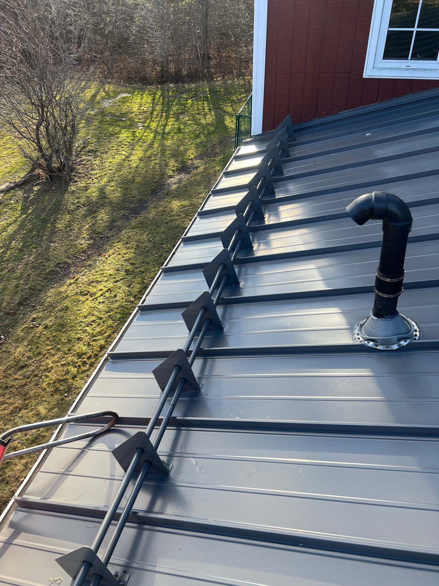 Residential Roofing Installation using Ideal Steel Standing Seam  by Artisan Roofing & Home Improvements Inc.