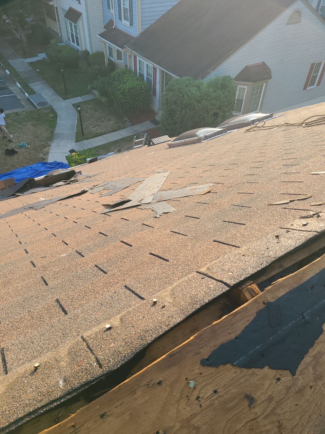 Montclair: Roof Installation with CertainTeed Landmark Designer Shingles in Burnt Sienna by RM Banning, Inc.