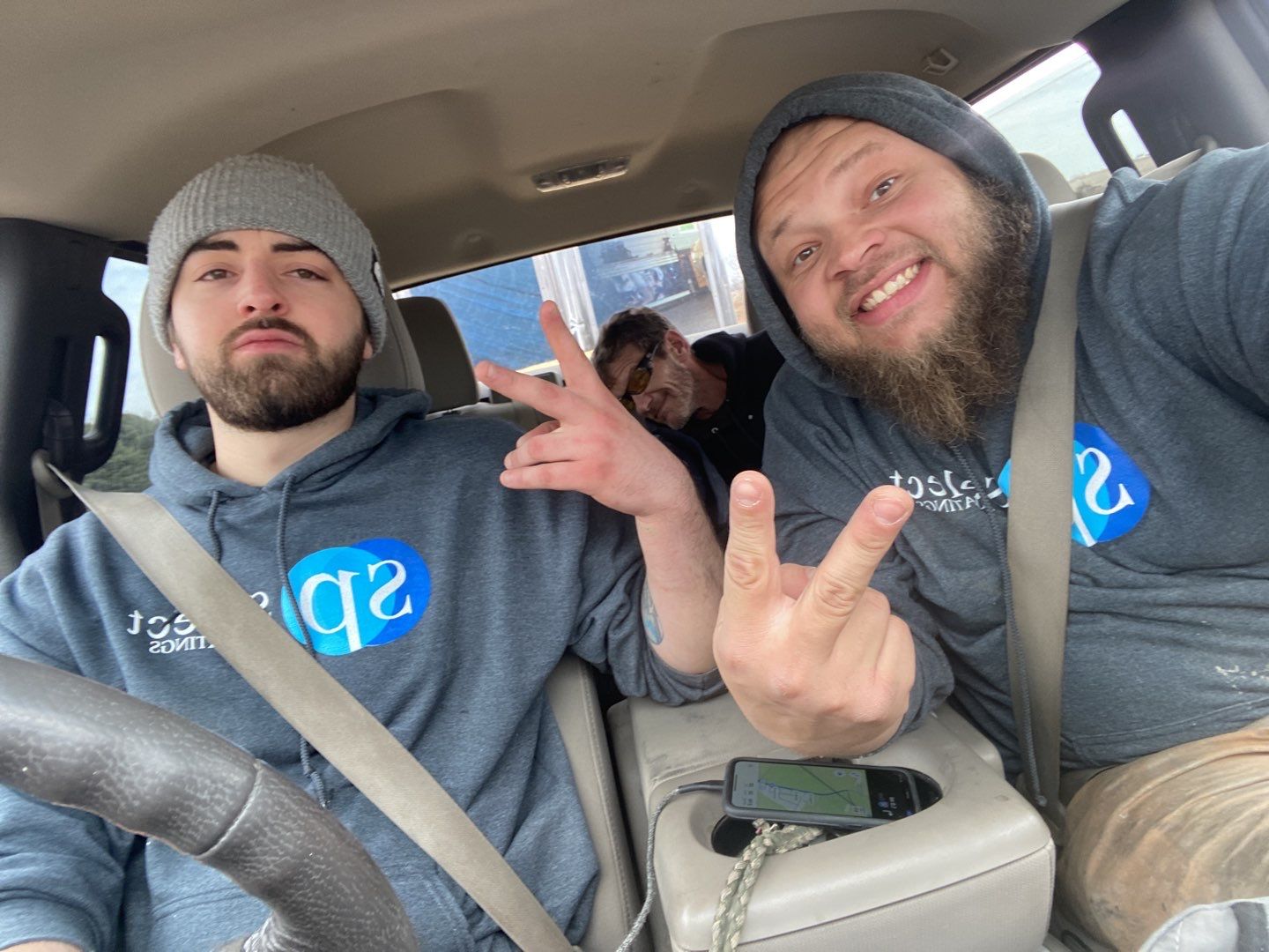 Garage using Cordwood by Select Painting, Coatings & Garage Cabinets