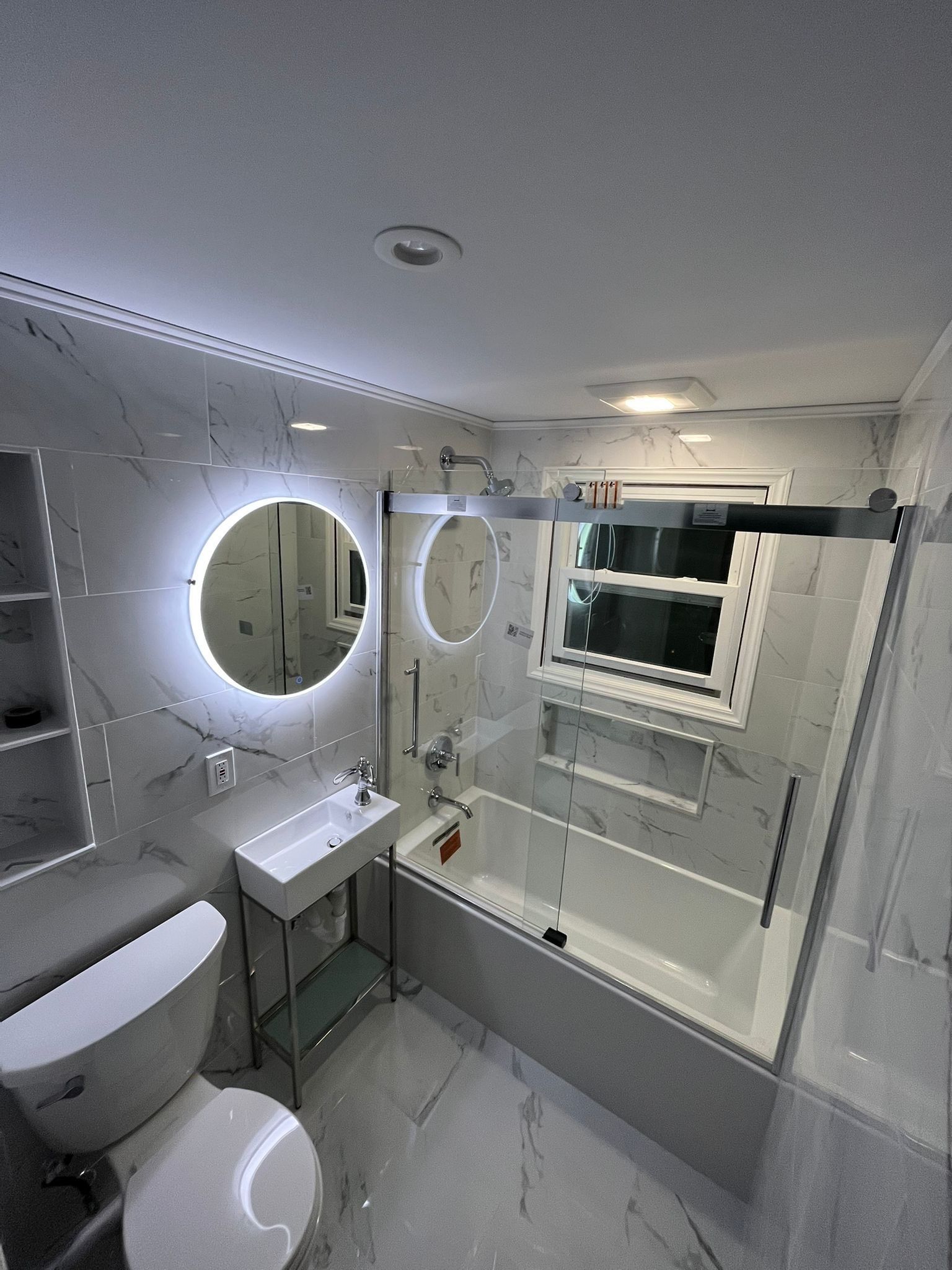 Bathroom Remodel using Tile by Home Concepts Construction