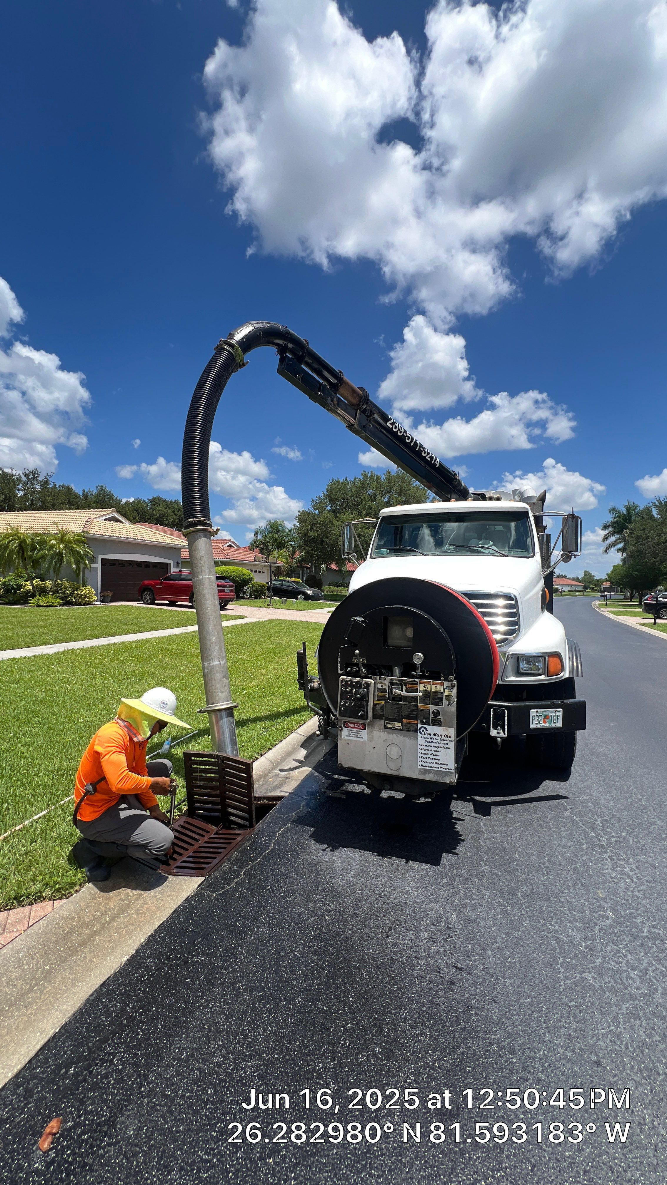 Naples Association Stormwater System Cleaning by APS Power & Water