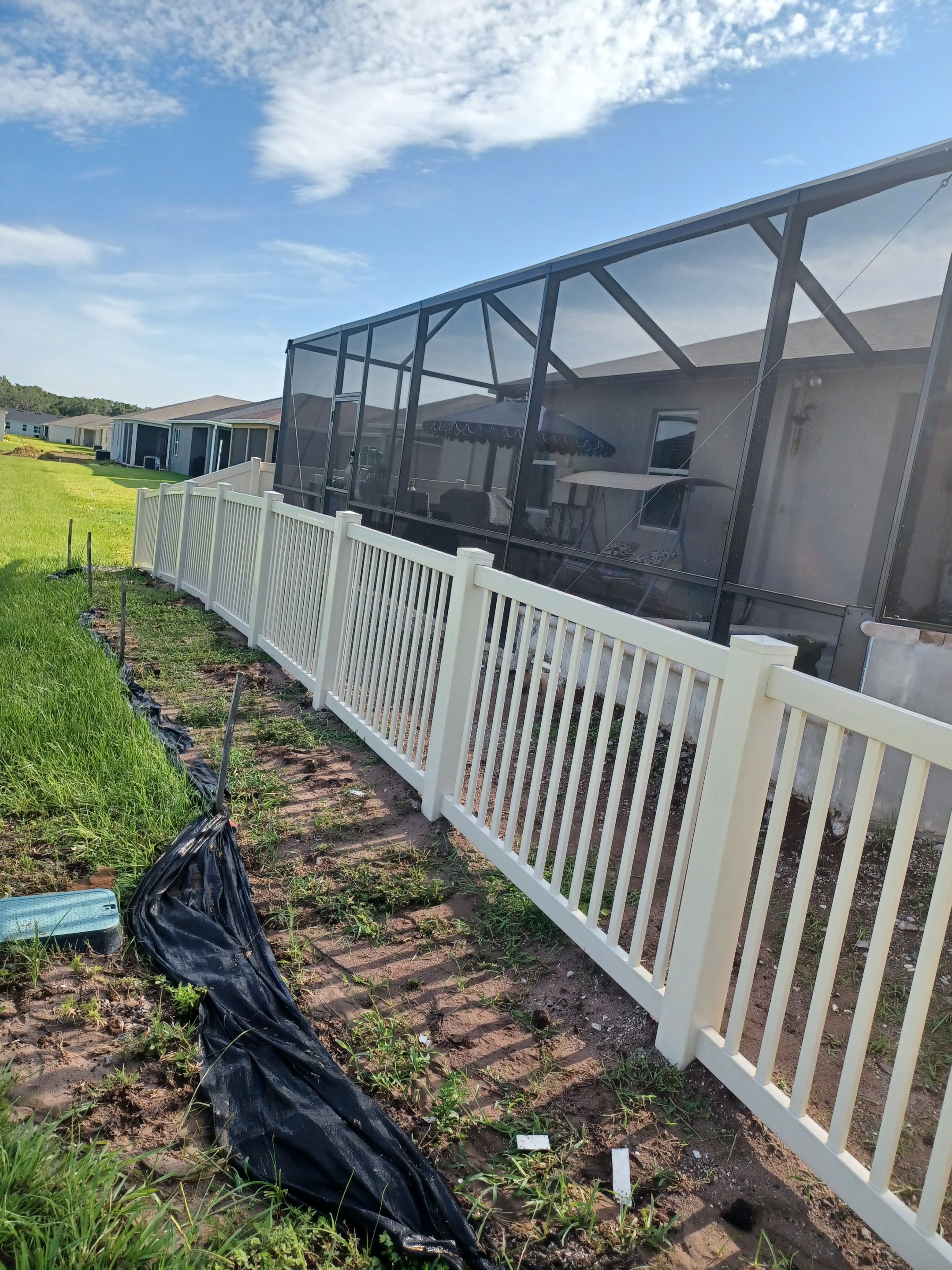 Vinyl Picket Fence Installation using Vinyl Picket Fence by Asap fence and gates, LLC