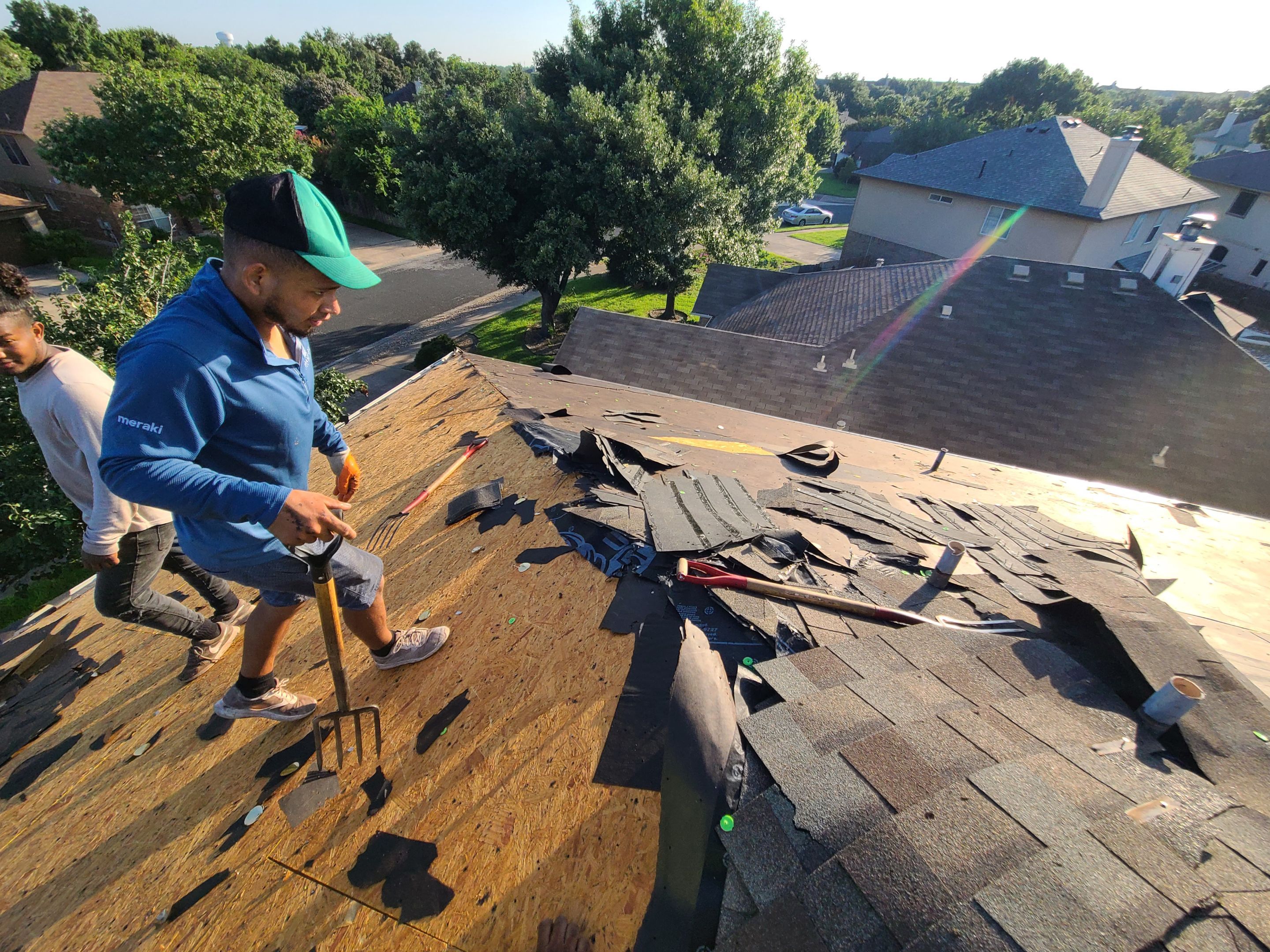 Architectural Shingle Roof Replacement and Sheathing Upgrades in Round Rock by Caliber Restoration LLC