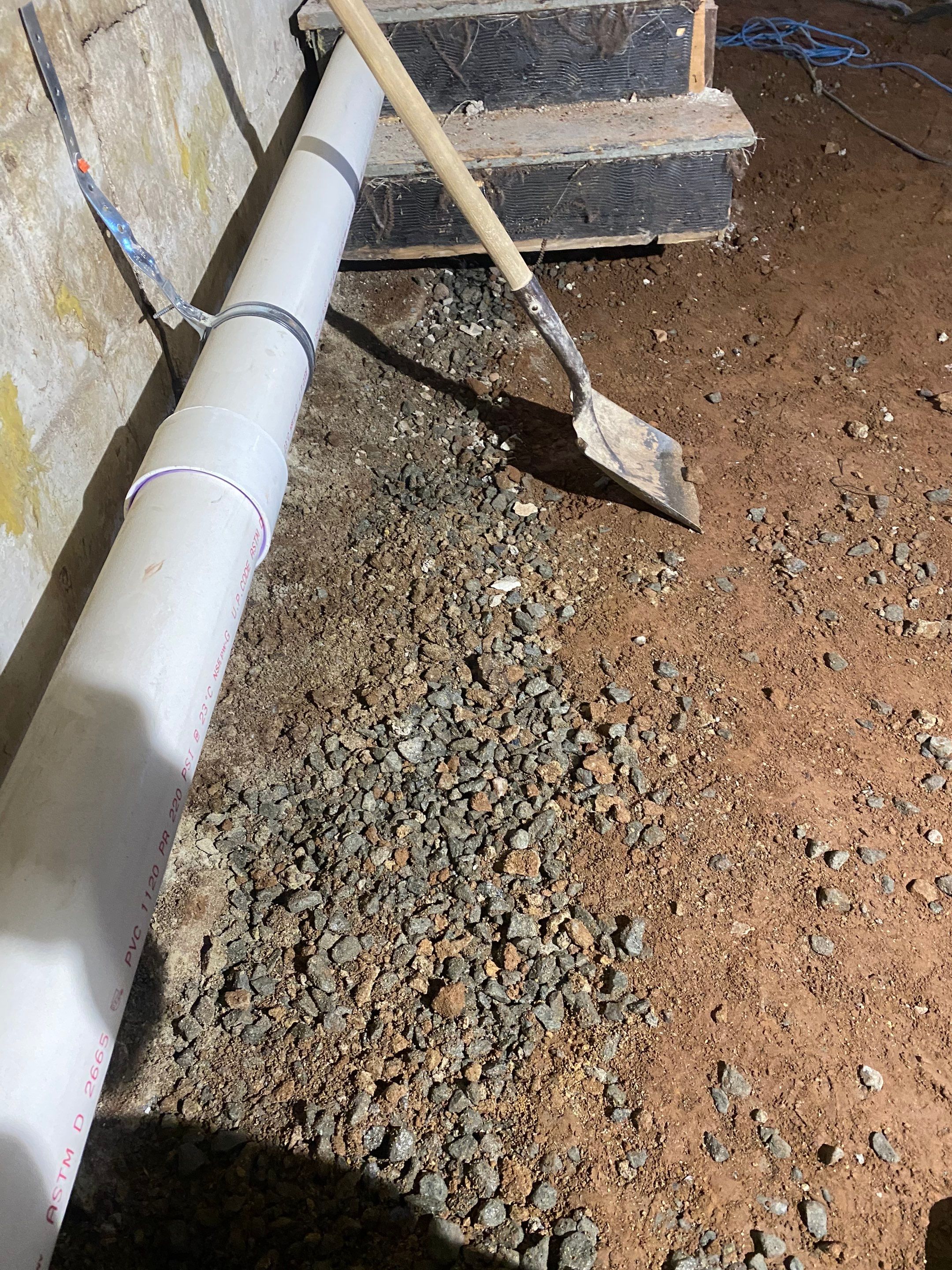 Interior French Drain, Lally Column Replacement & Concrete Floor Replacement in South Orange, NJ by Pure Service Pro, LLC