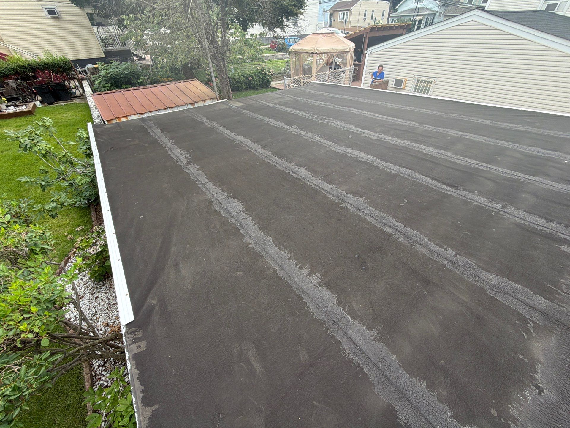 Flat Roof Membrane Installation and Decking Repair in North Bergen by REVIXPRO