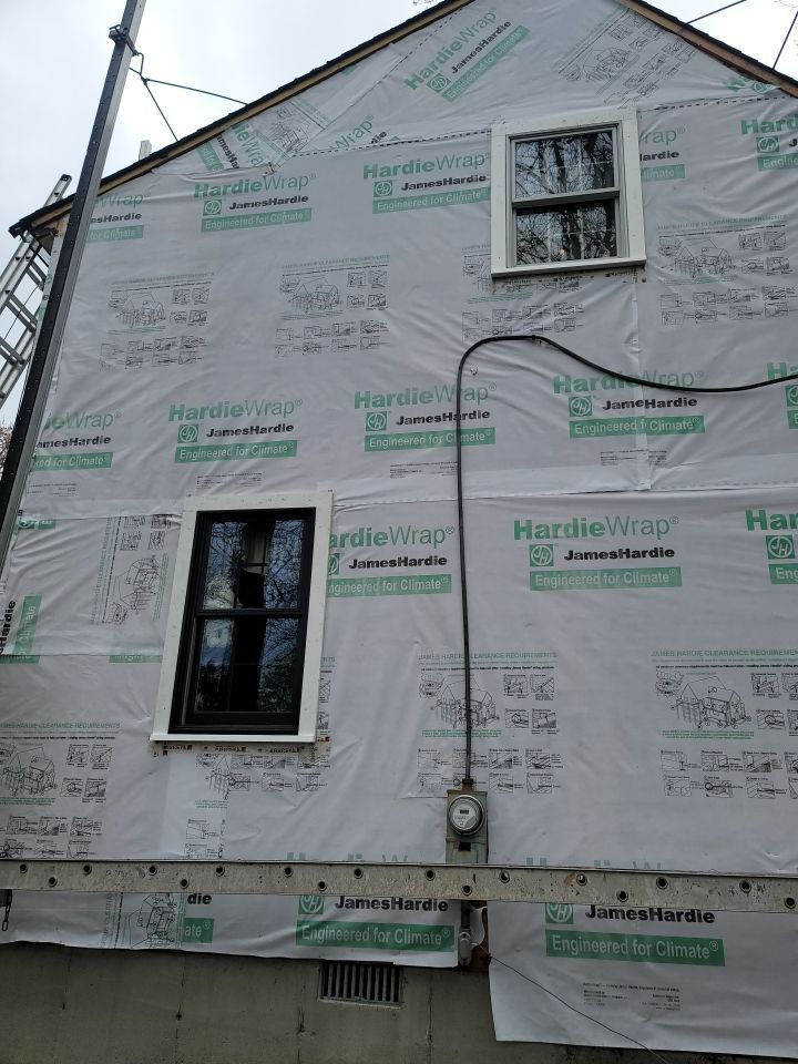 Siding Installation using James Hardie by UBrothers Construction