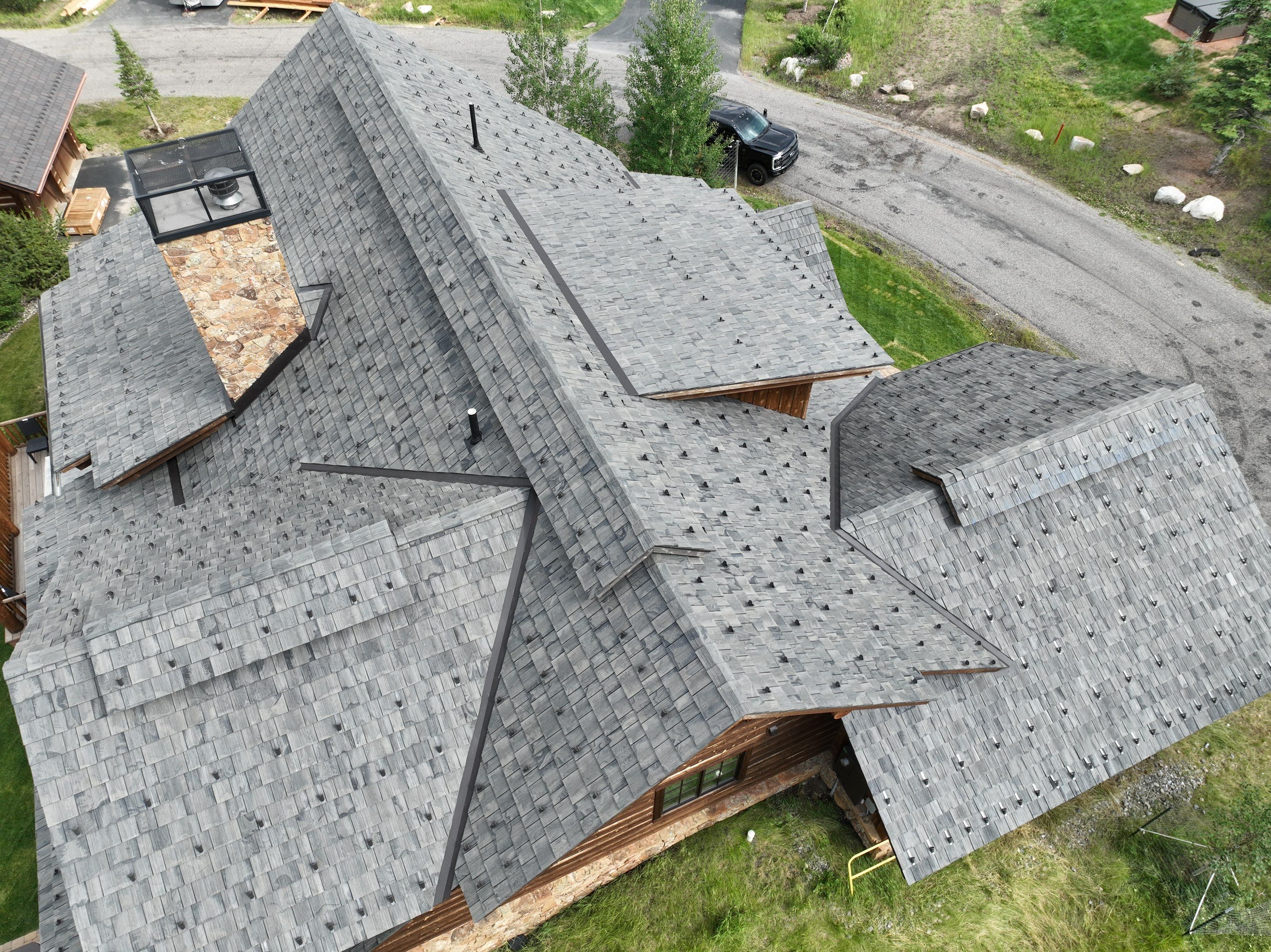 Brava Shake - Canyon Gray  by Montana Roofing Solutions