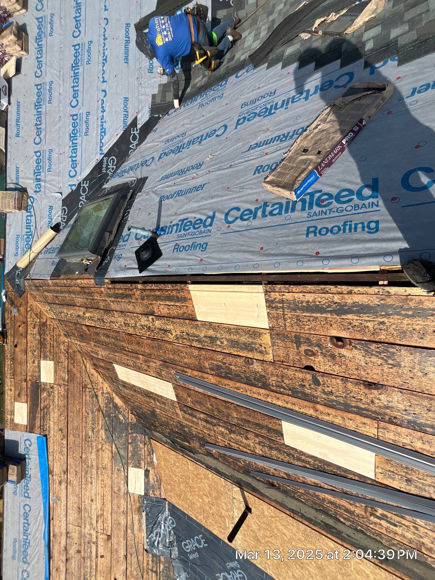 Residential Roofing Installation using Certainteed Landmark Pro Shingles by Fahey Roofing + Contracting