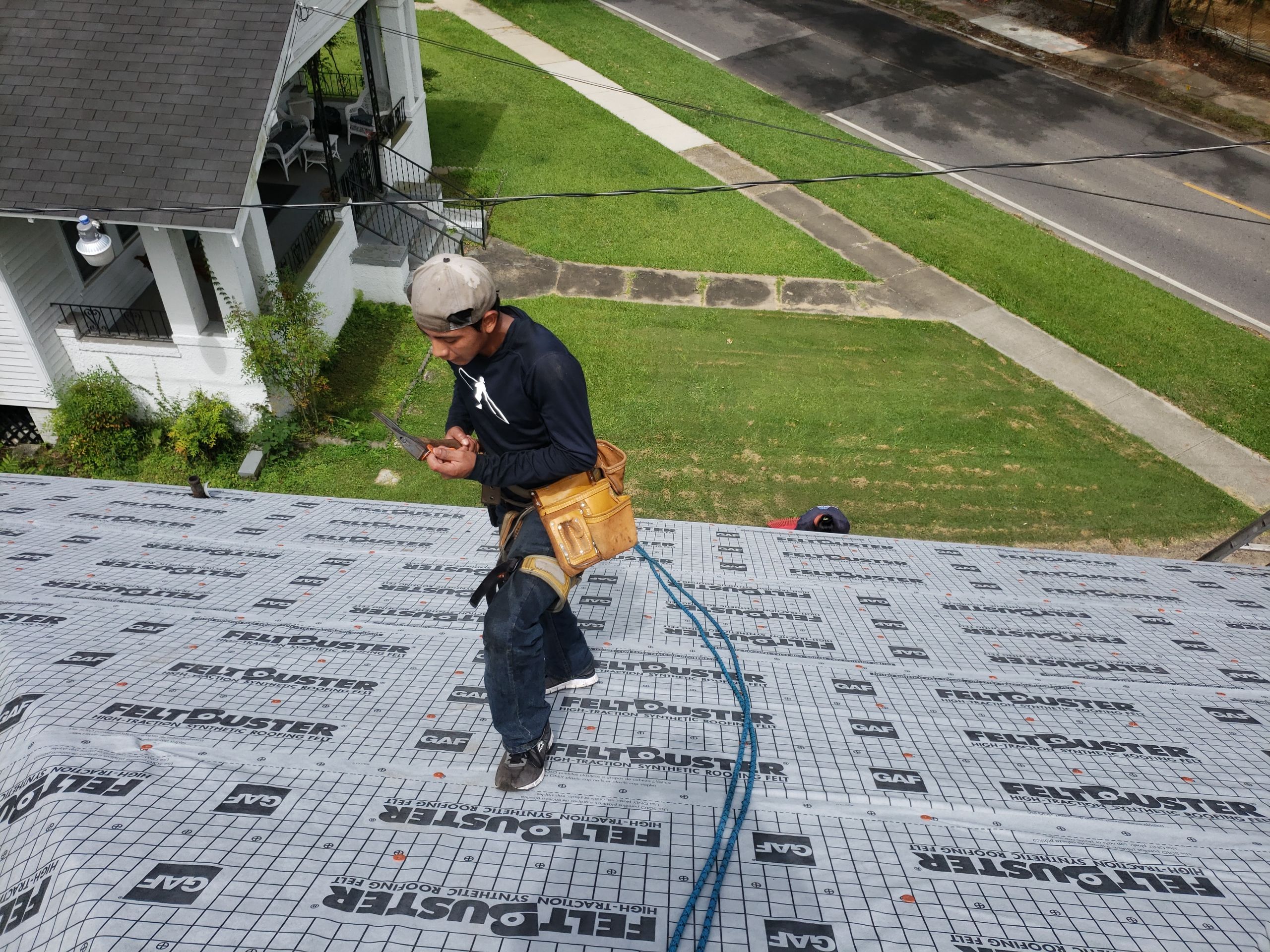 Residential Roofing Installation using Roof Replacement by American Roofing & Construction LLC