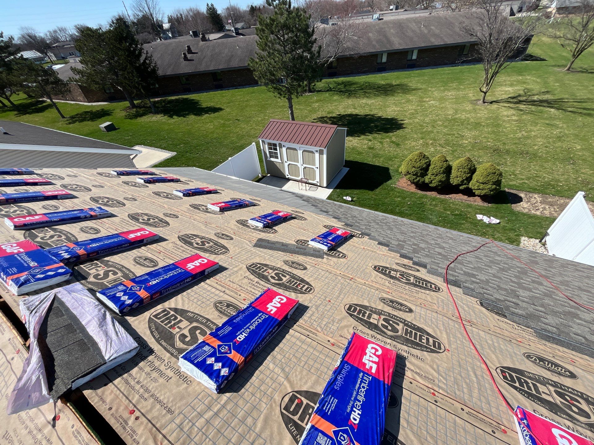 Residential Roofing Installation using CertainTeed Landmark Weathered Wood by Nitro Roofing and Construction