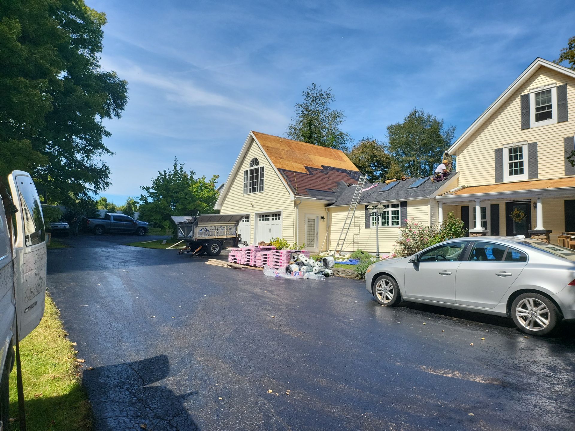 Residential Roofing Installation using Owens Corning TruDefinition Duration AR - Onyx Black by A Plus Exterior
