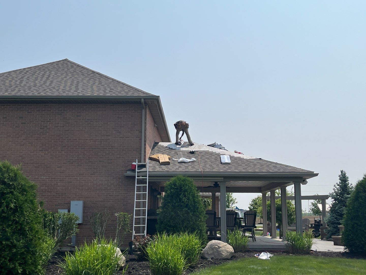 Residential Roofing Installation using GAF Timberline HDZ Cedar Falls by Nitro Roofing and Construction