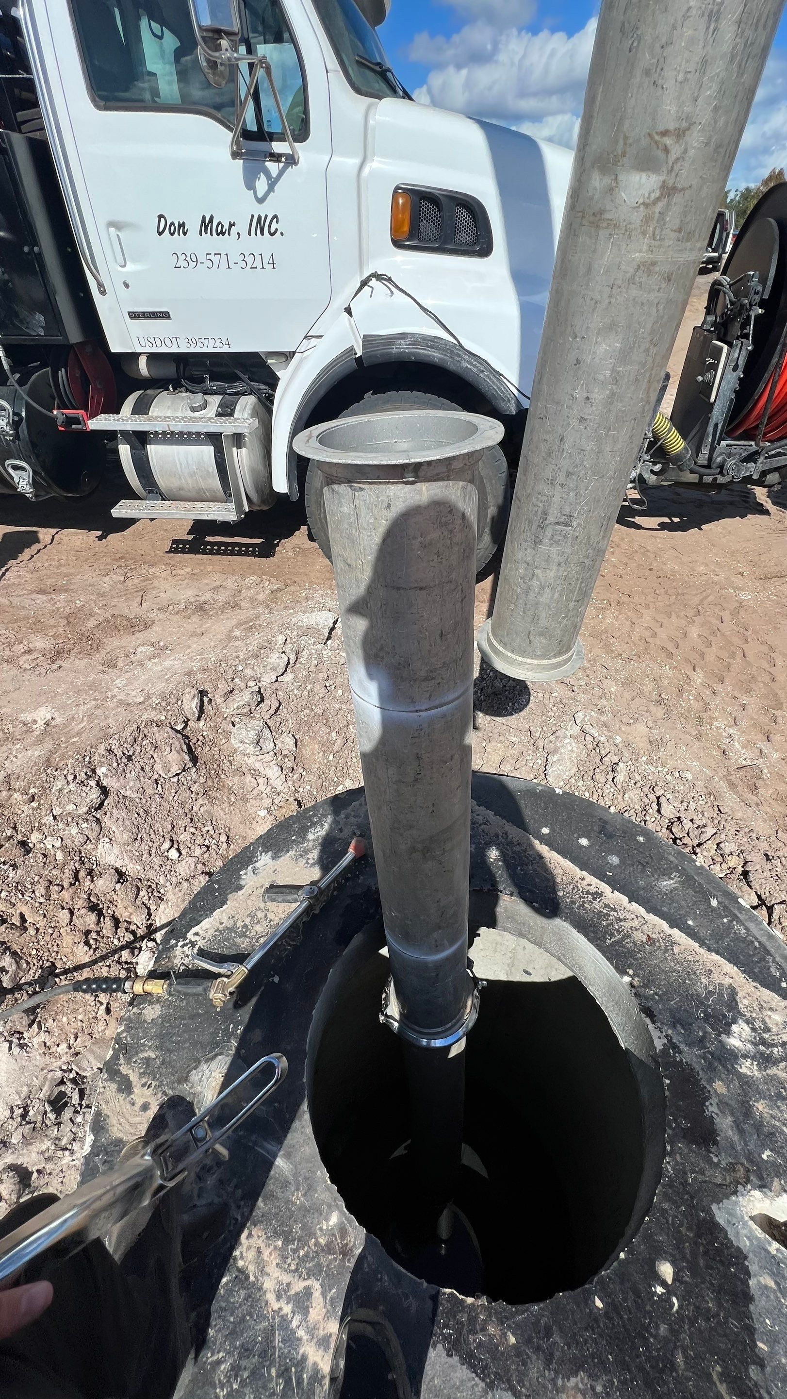 New Construction Sewer System Cleaning by APS Power & Water